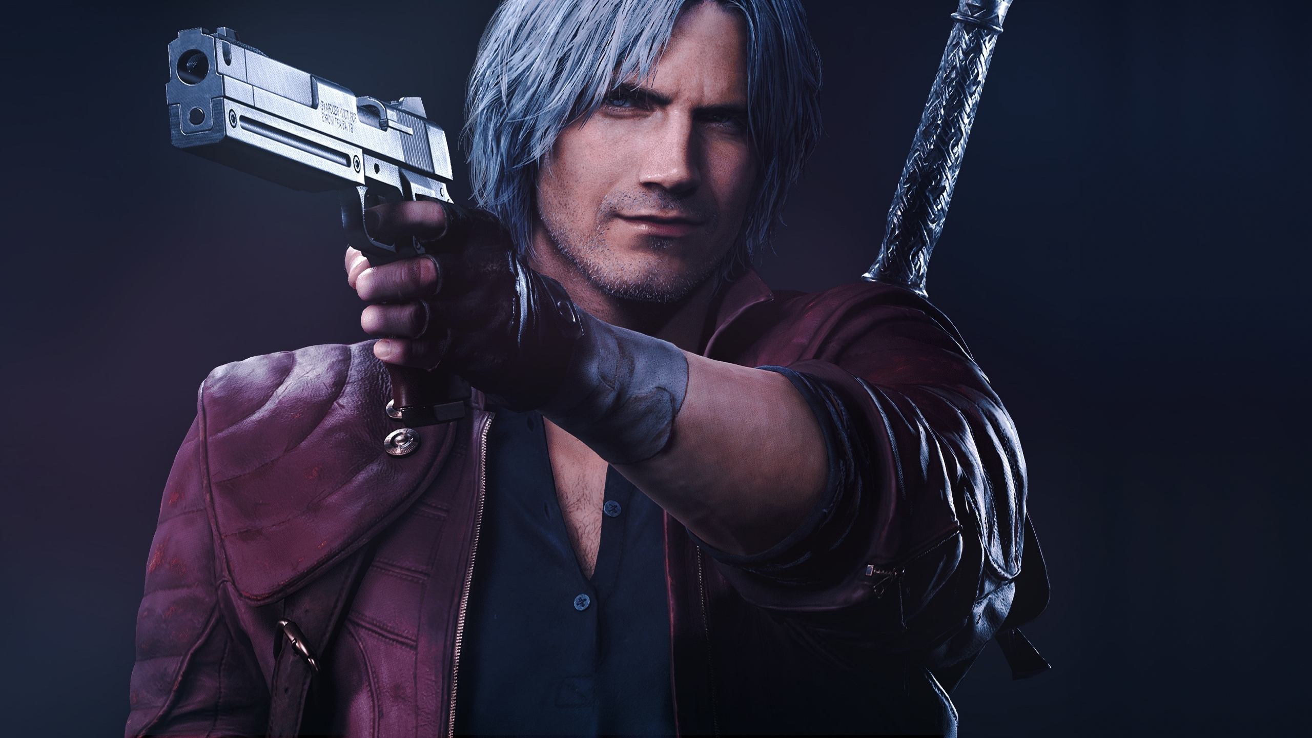 Download wallpaper 2560x1440 dante, video game, devil may cry ...