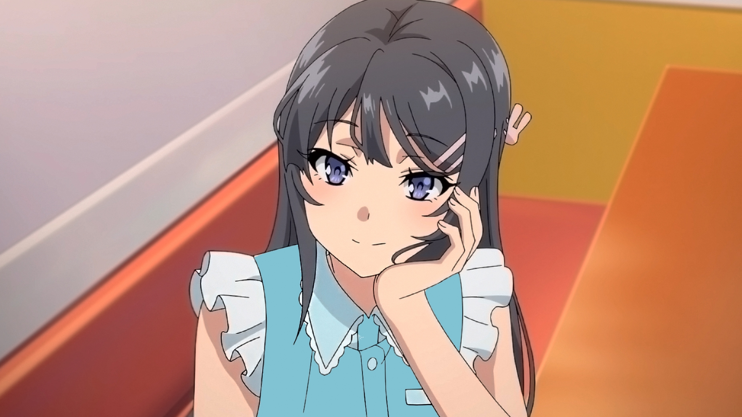 Download 2560x1440 Wallpaper Cute Anime Girl Sakurajima Mai