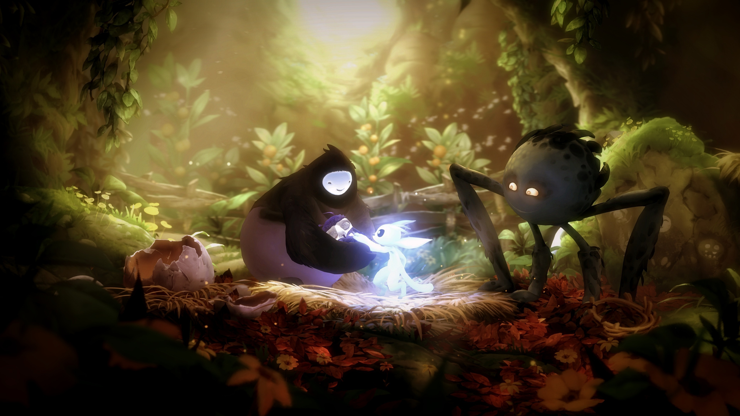 Download wallpaper 2560x1440 ori and the will of he wisps, game, e3 2018,  dual wide 16:9 2560x1440 hd background, 9122