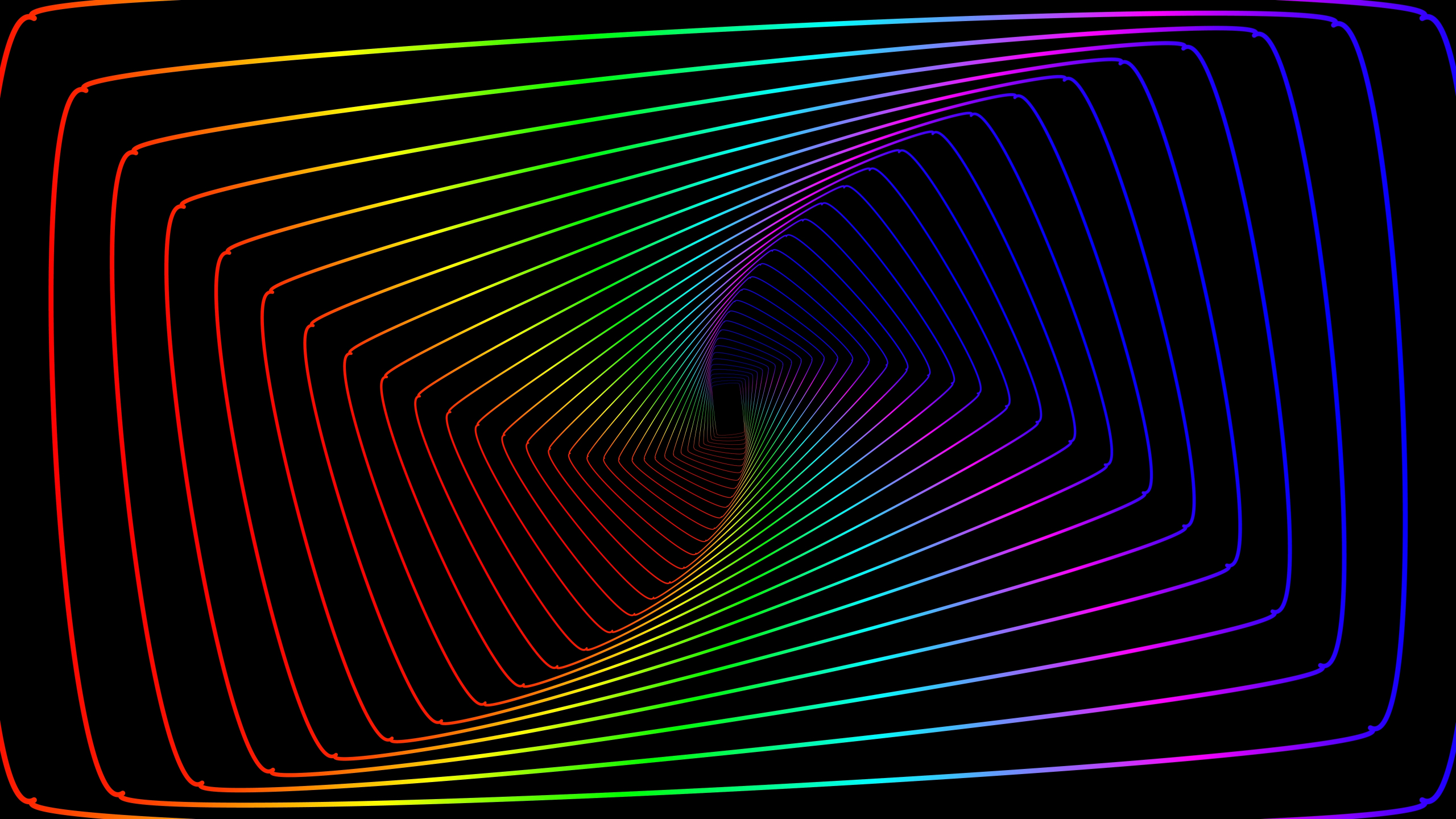 Colorful lines, swirl, abstract, minimal, 2560x1440 wallpaper