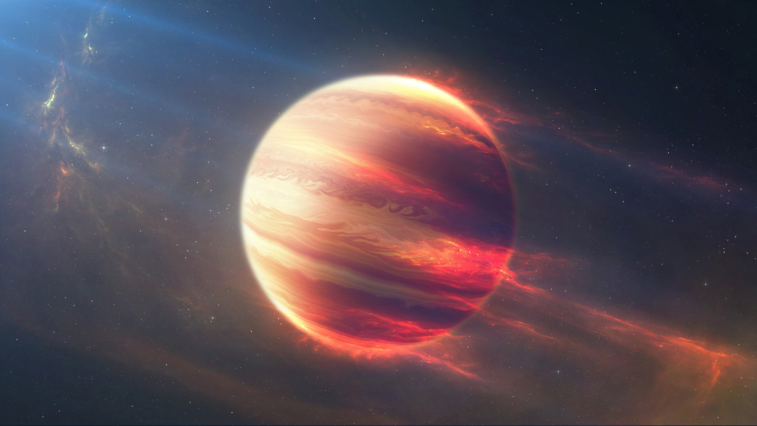 Download 2560x1440 Wallpaper Jupiter Planet Space
