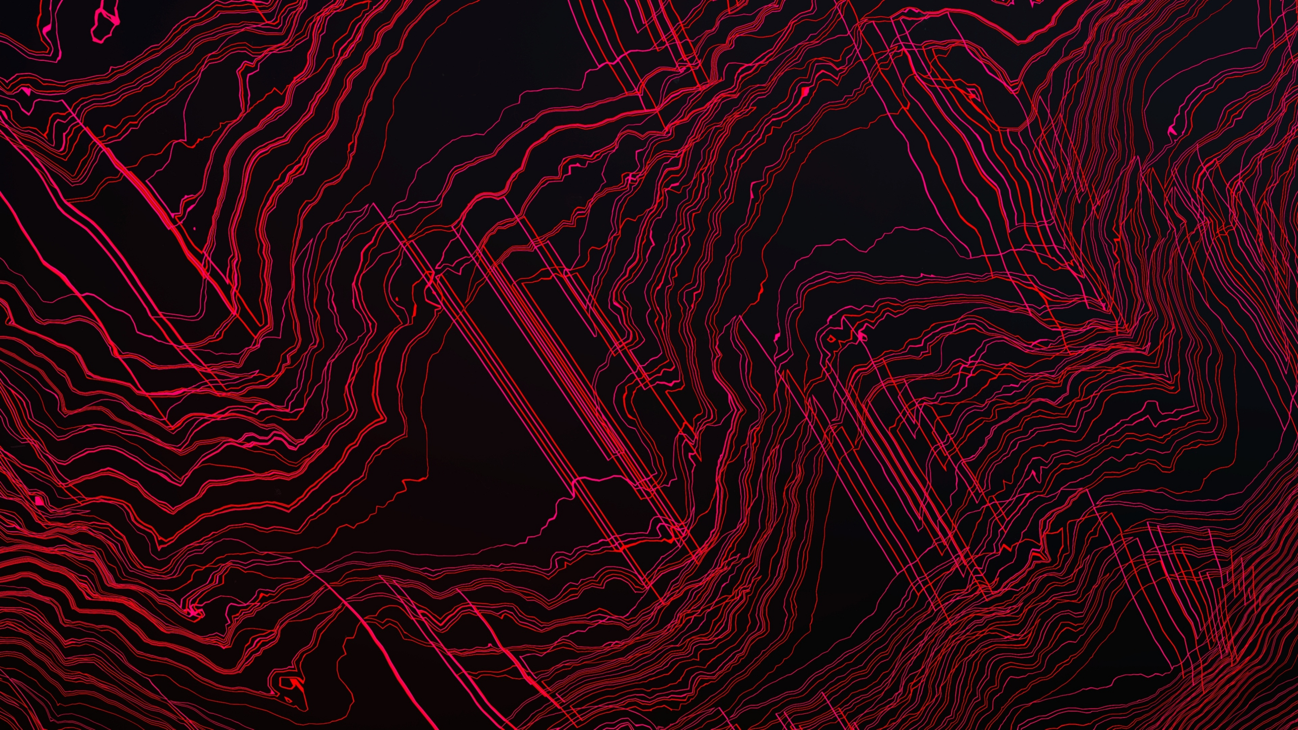 Download 2560x1440 Wallpaper Glitch Art Lines Curvy Abstract Dual Wide Widescreen 16 9 Widescreen 2560x1440 Hd Image Background 9044