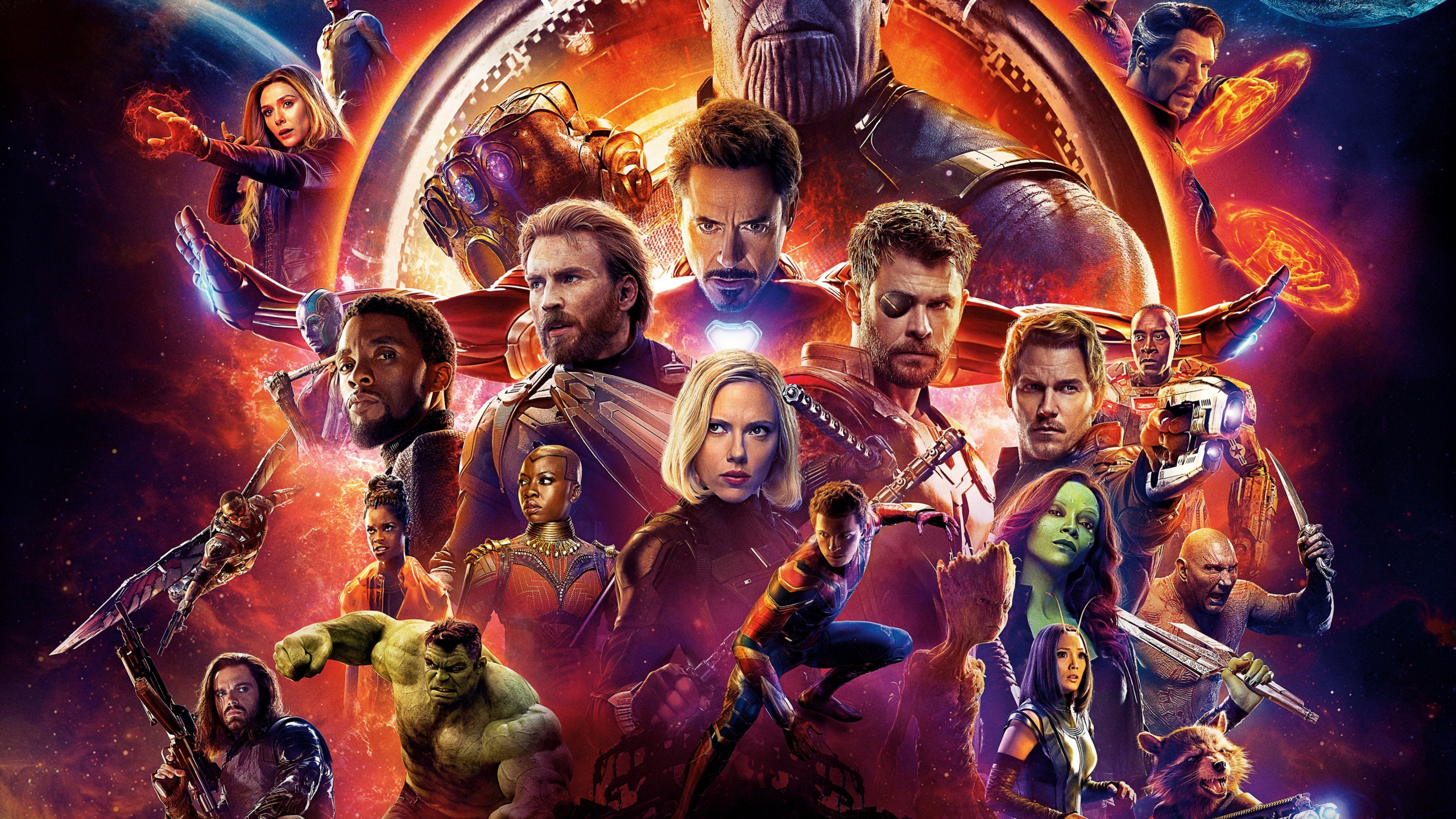 Download 2560x1440 wallpaper avengers: infinity war, movie ...