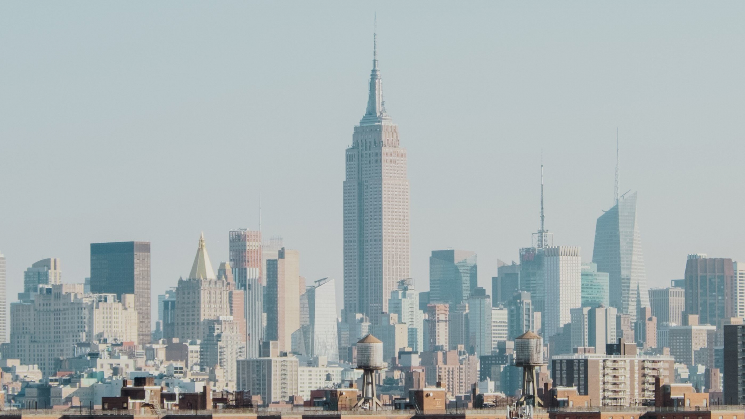 Download 2560x1440 Wallpaper Empire State Building Cityscape