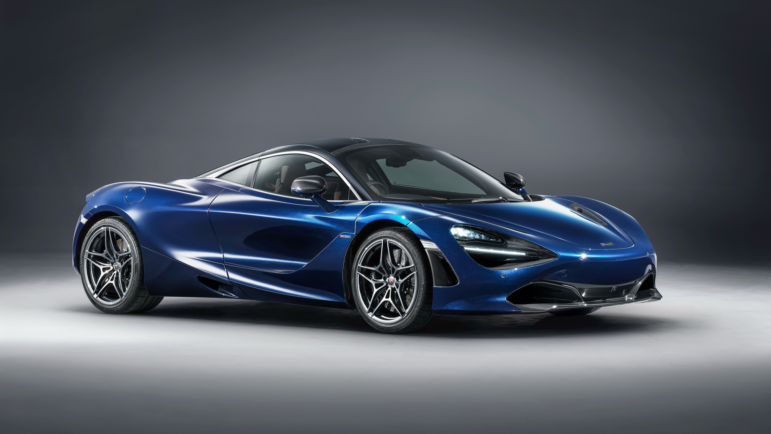 Download wallpaper 2560x1440 mclaren 570s spider, racing car, blue car ...