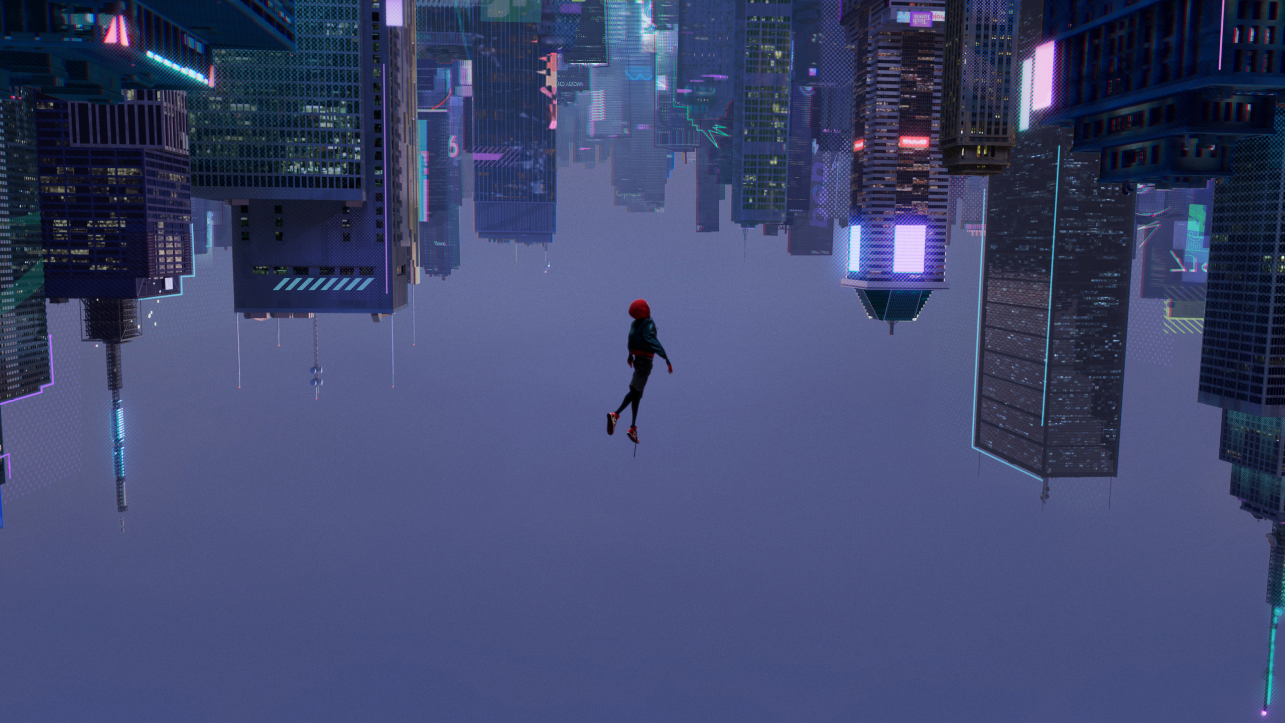 Download wallpaper 2560x1440 spider-man: into the spider-verse, 2018 movie,  animated movie, dual wide 16:9 2560x1440 hd background, 1584