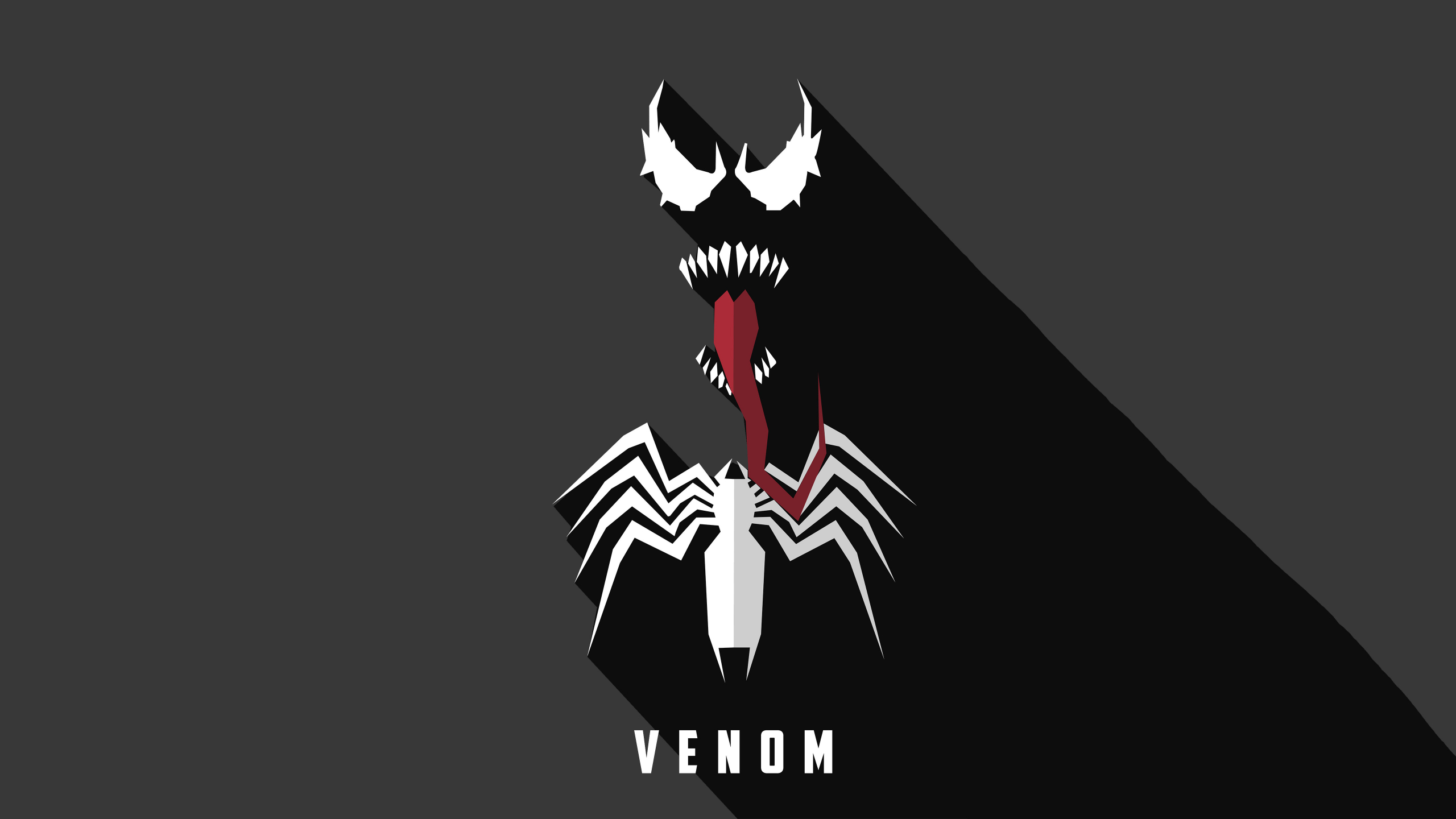 Download wallpaper 2560x1440 venom, artwork, supervillain, dual wide 16 ...