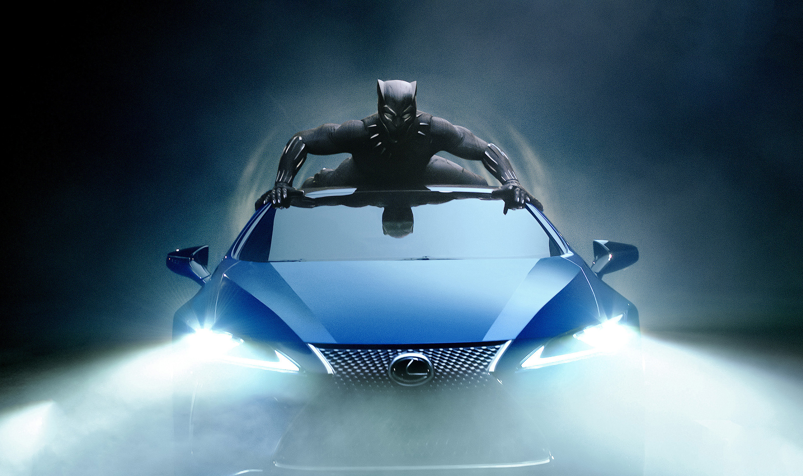 Download 2560x1600 Wallpaper Lexus Black Panther Lc 500 2018 Images, Photos, Reviews