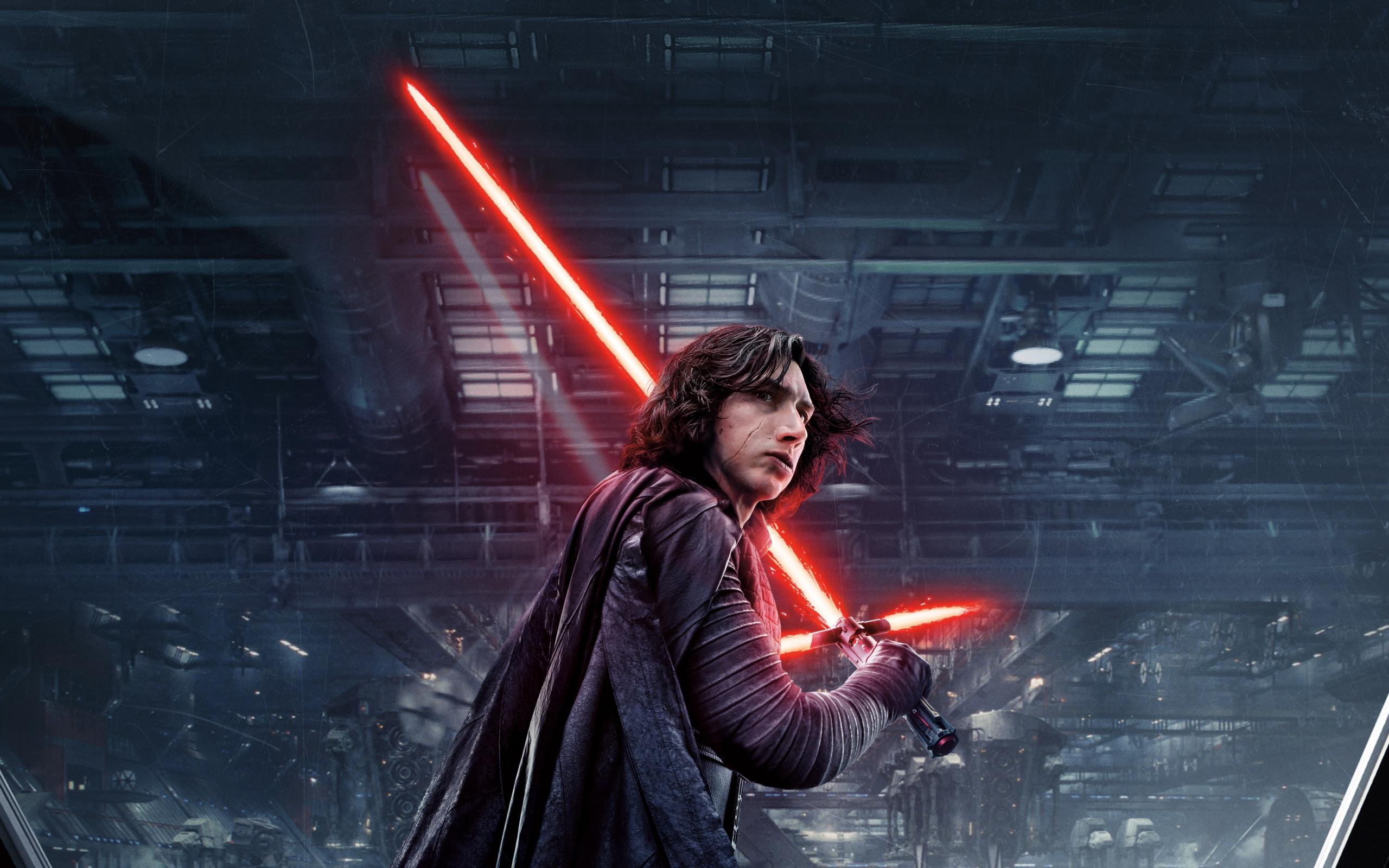 Download kylo ren, star wars: the last jedi, 2018 movie 2560x1600 ...