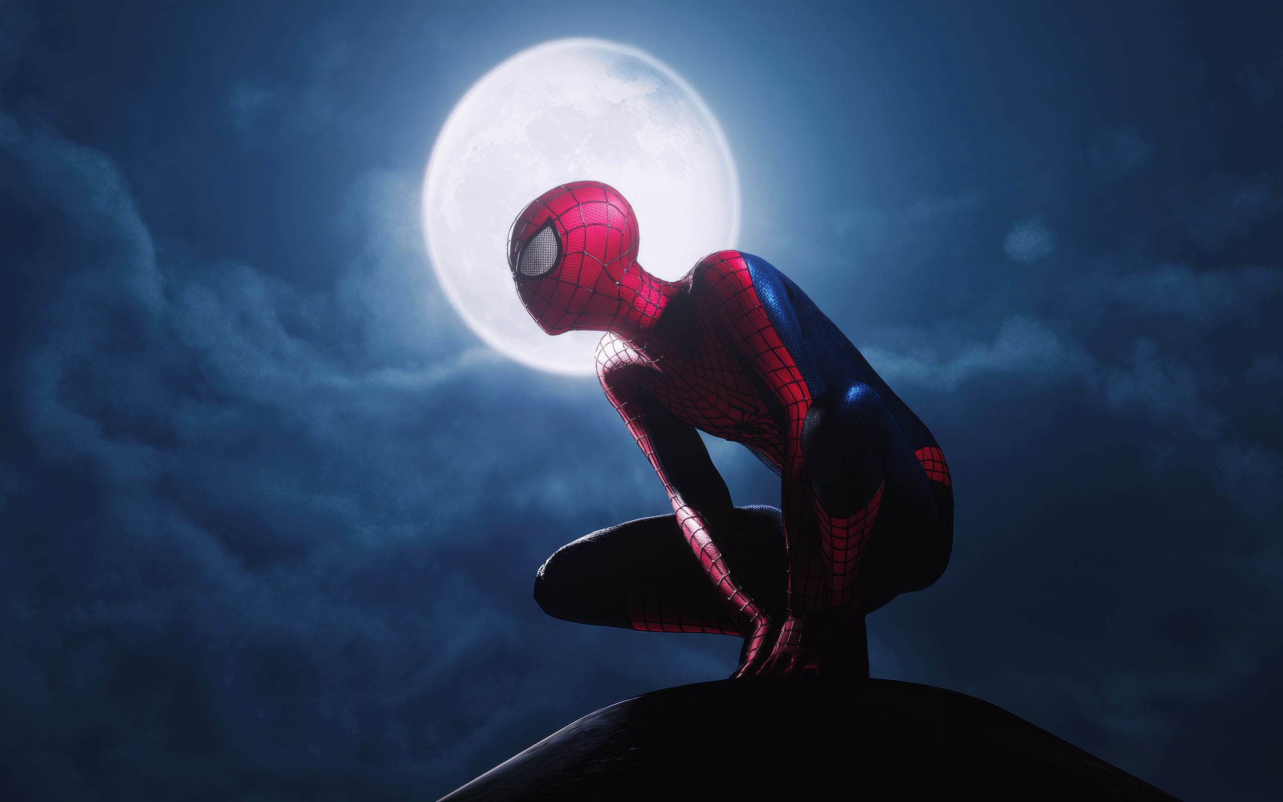 Marvel's spider-man: Remastered, moon shot, 2560x1600 wallpaper
