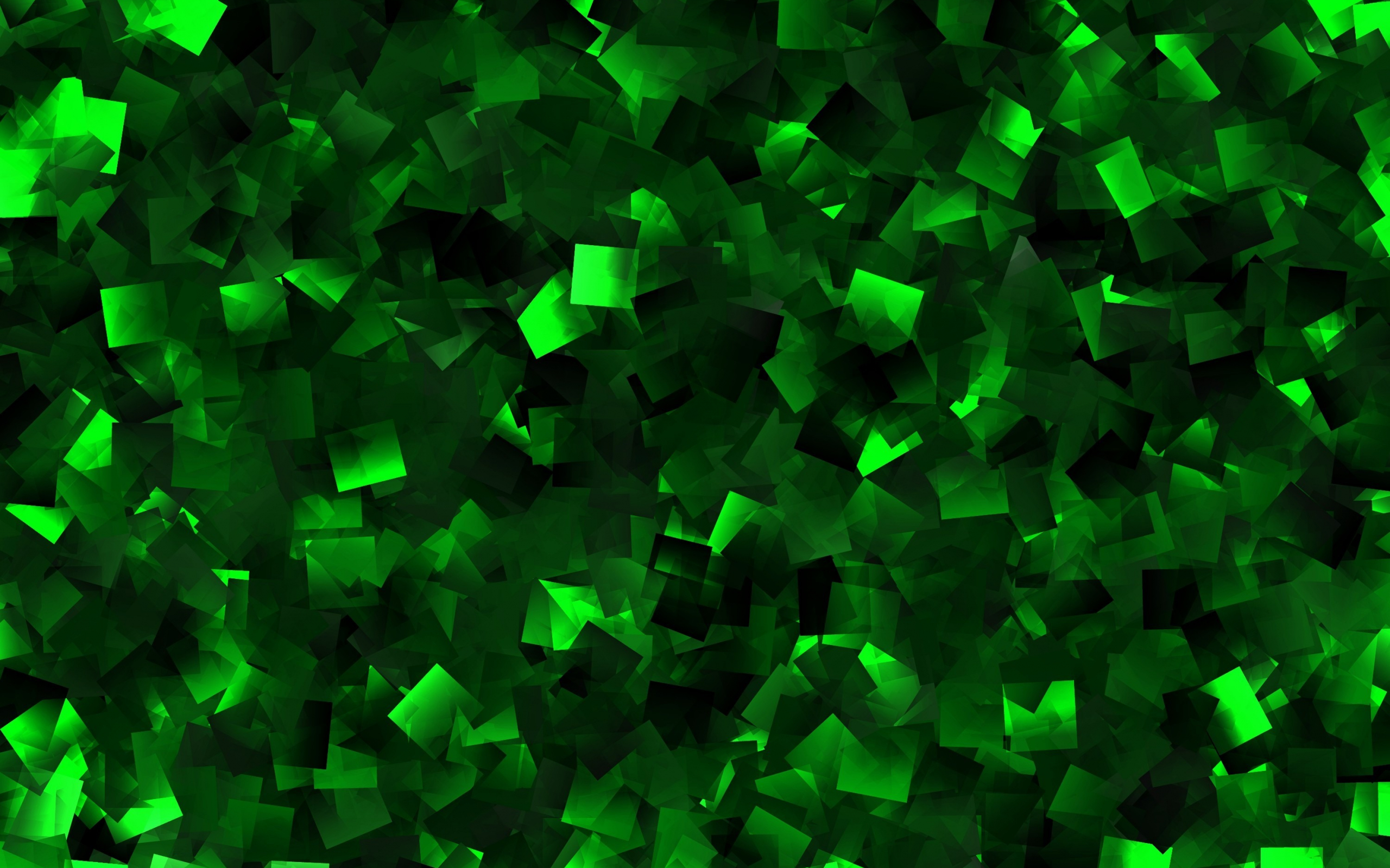 Download wallpaper 2560x1600 green mosaic, abstract, dual wide 16:10 ...