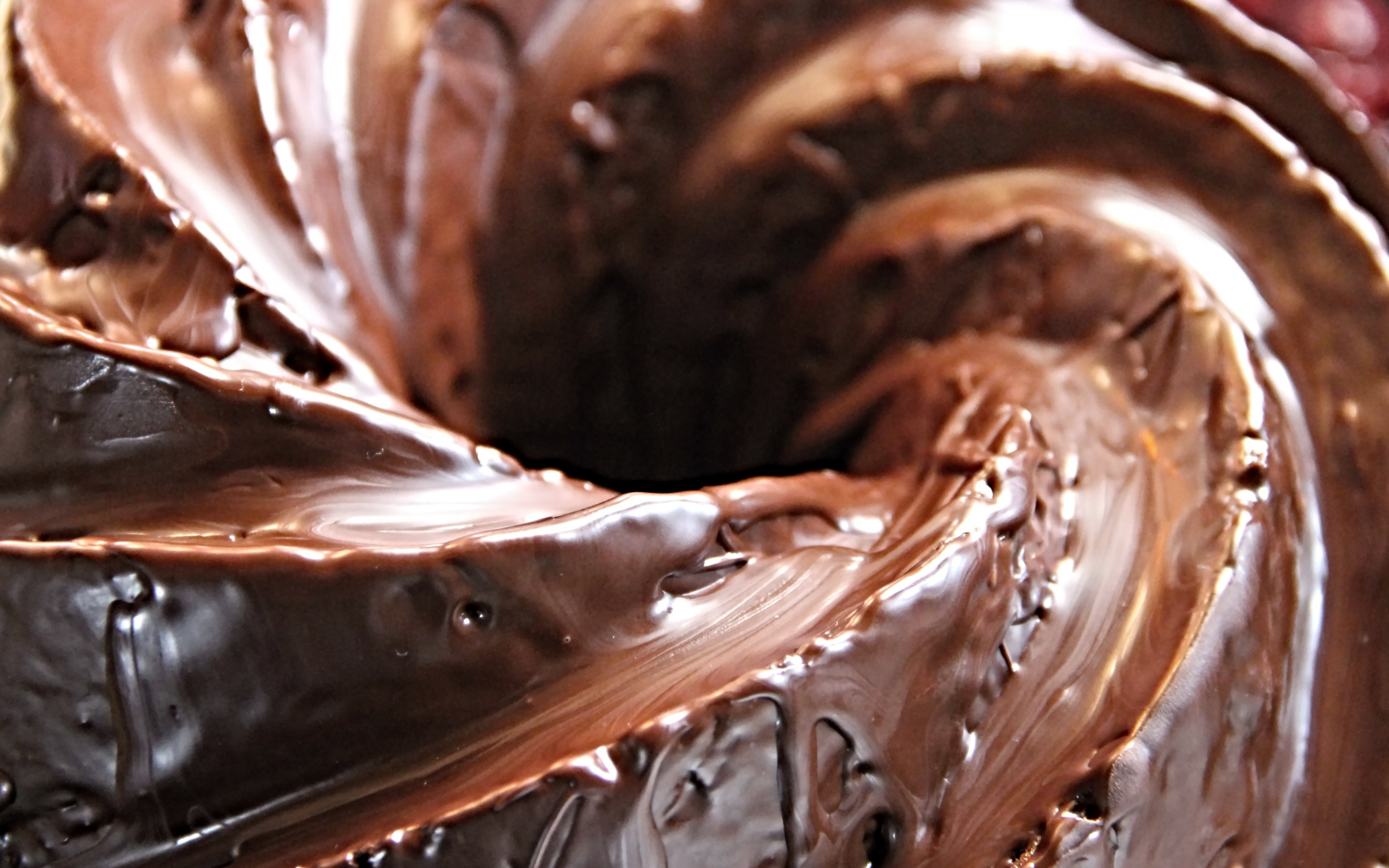 Chocolate, cake, coat, close up, 2880x1800 wallpaper