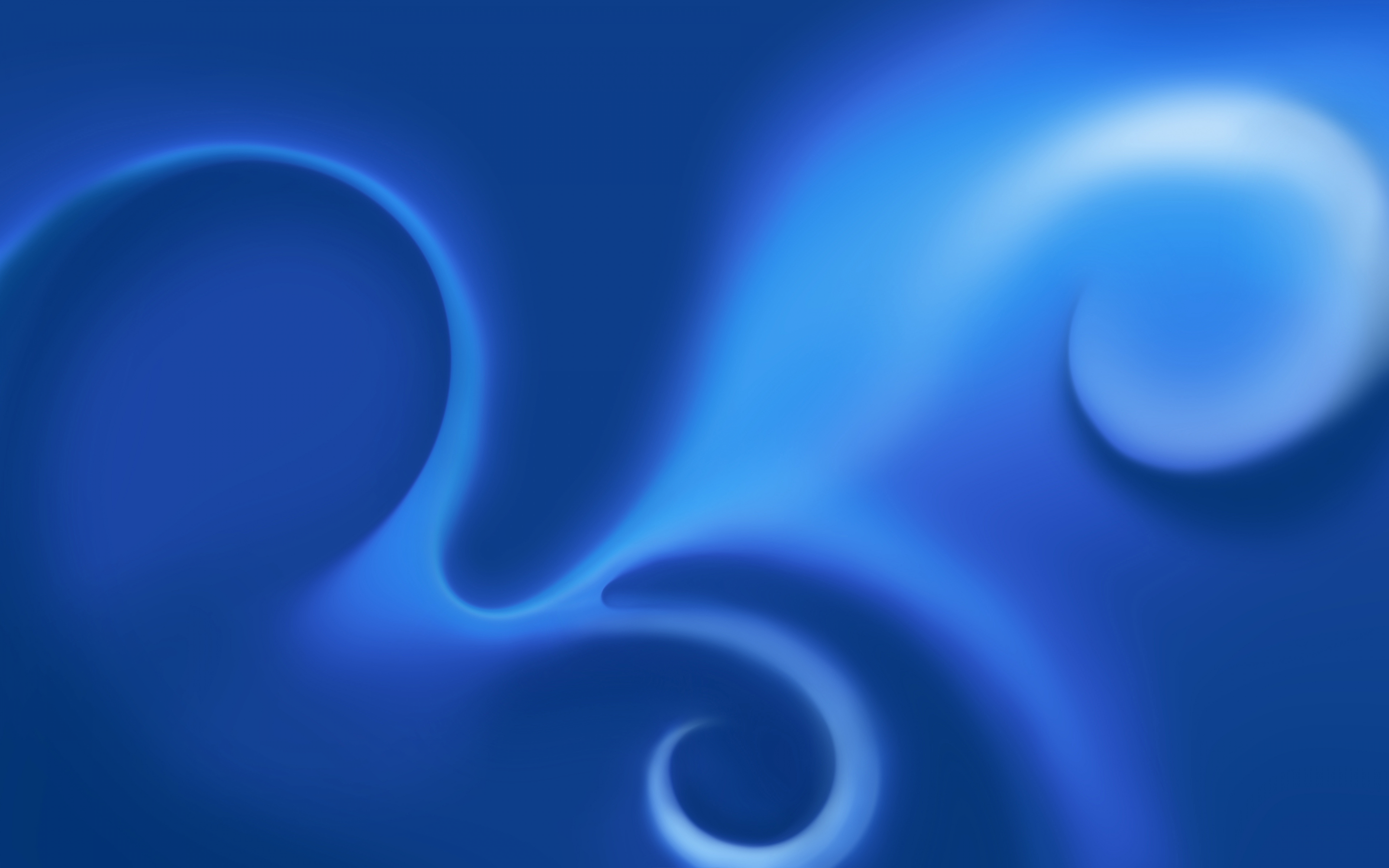 Blue, curves, surface, abstract, 2880x1800 wallpaper