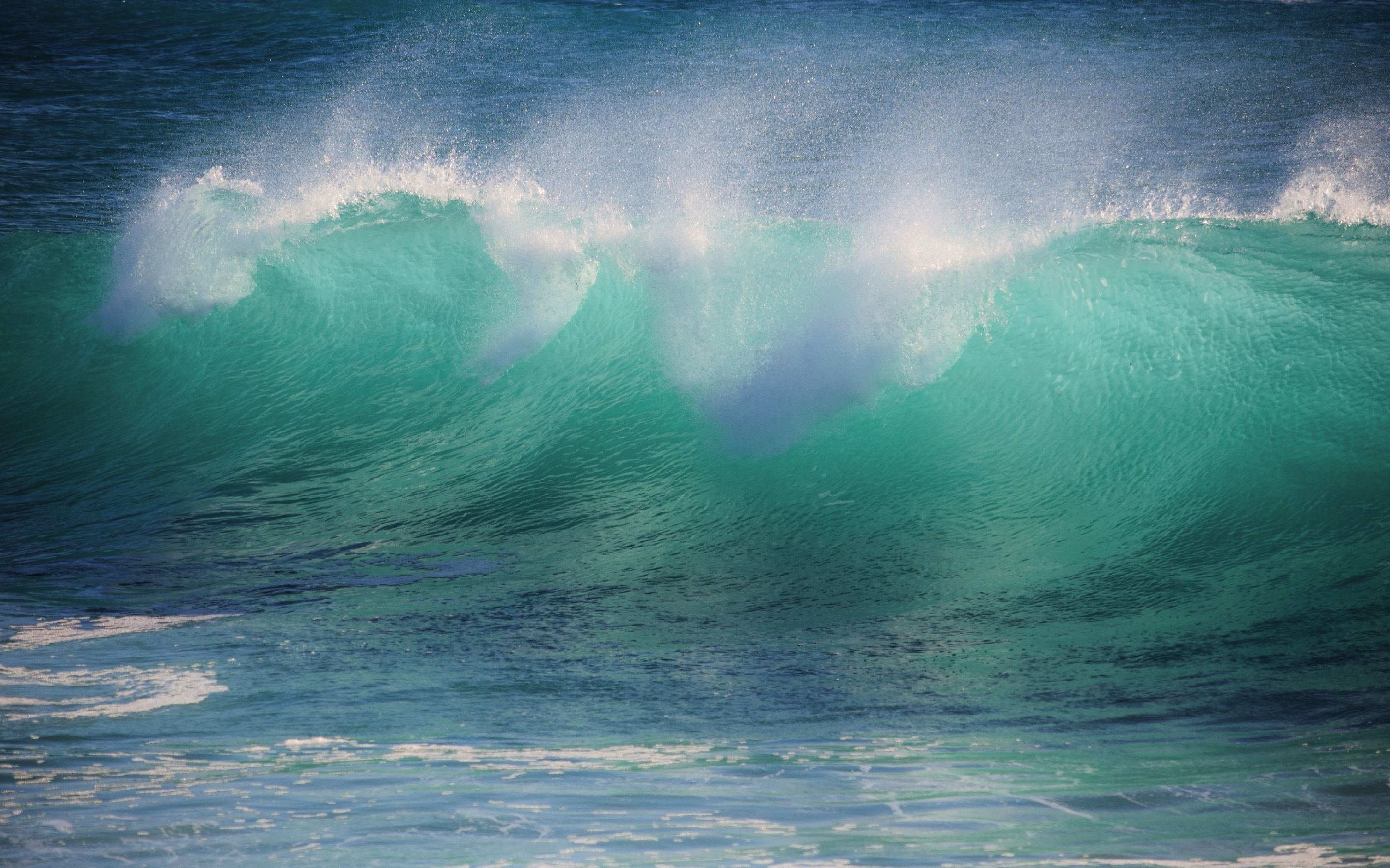 Sea waves, sea, big waves, 2880x1800 wallpaper