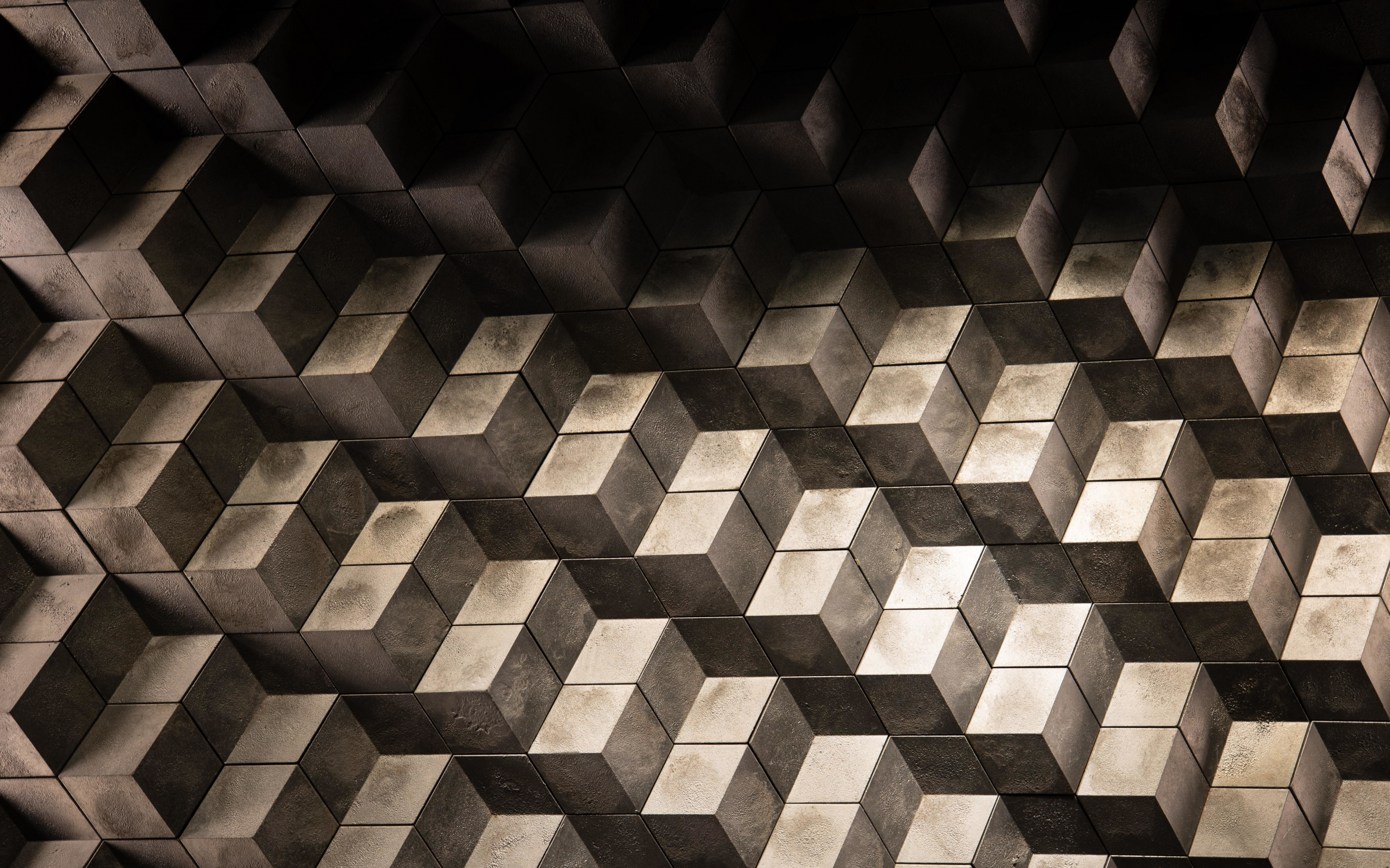 Cubical texture, pattern, 2880x1800 wallpaper