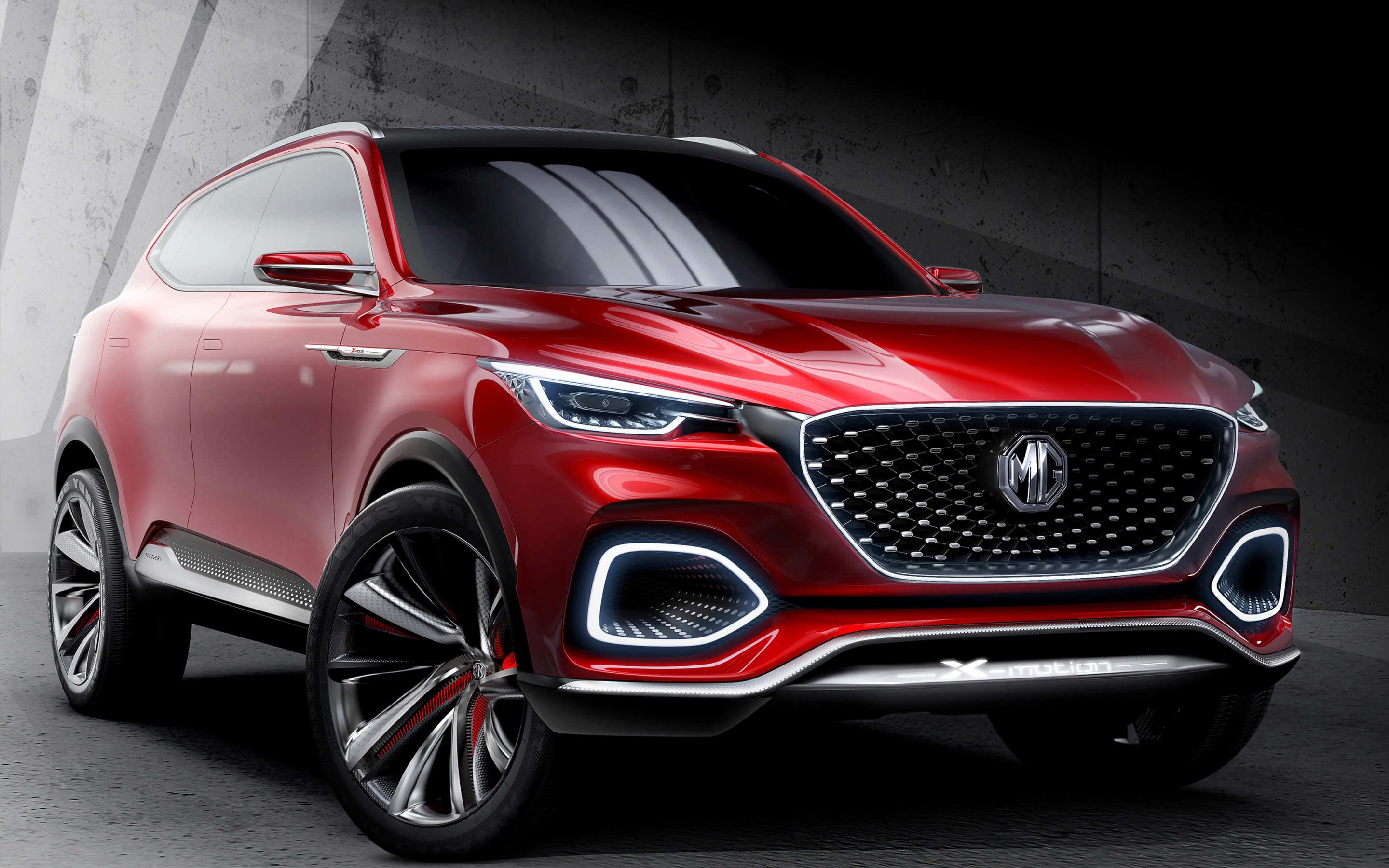 MG X-Motion Concept, SUV, red car, 2880x1800 wallpaper