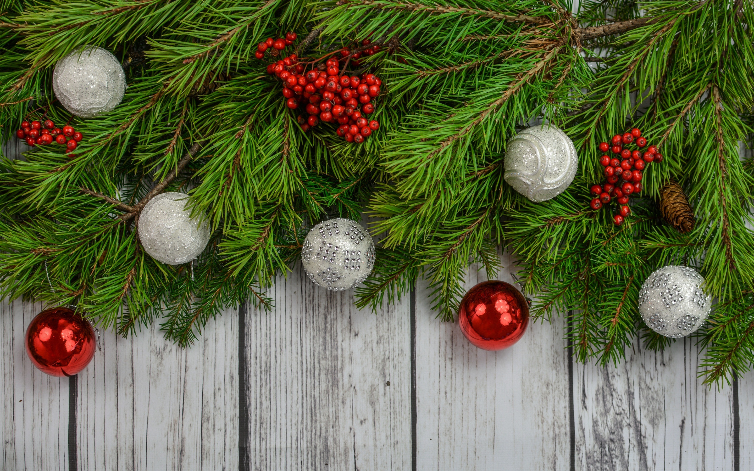 Decorations, Christmas, holiday, 4k, 2880x1800 wallpaper