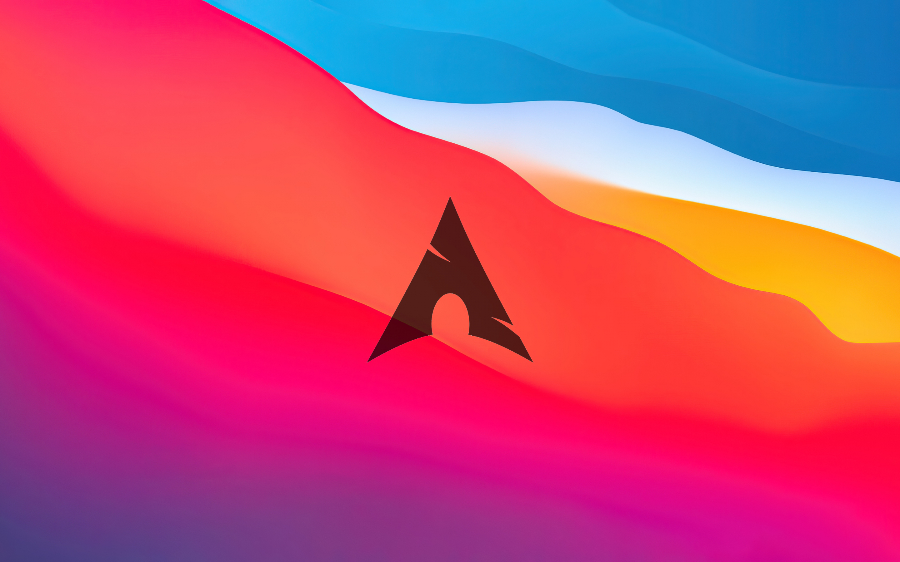 Arch Linux, logo, colorful, 2880x1800 wallpaper
