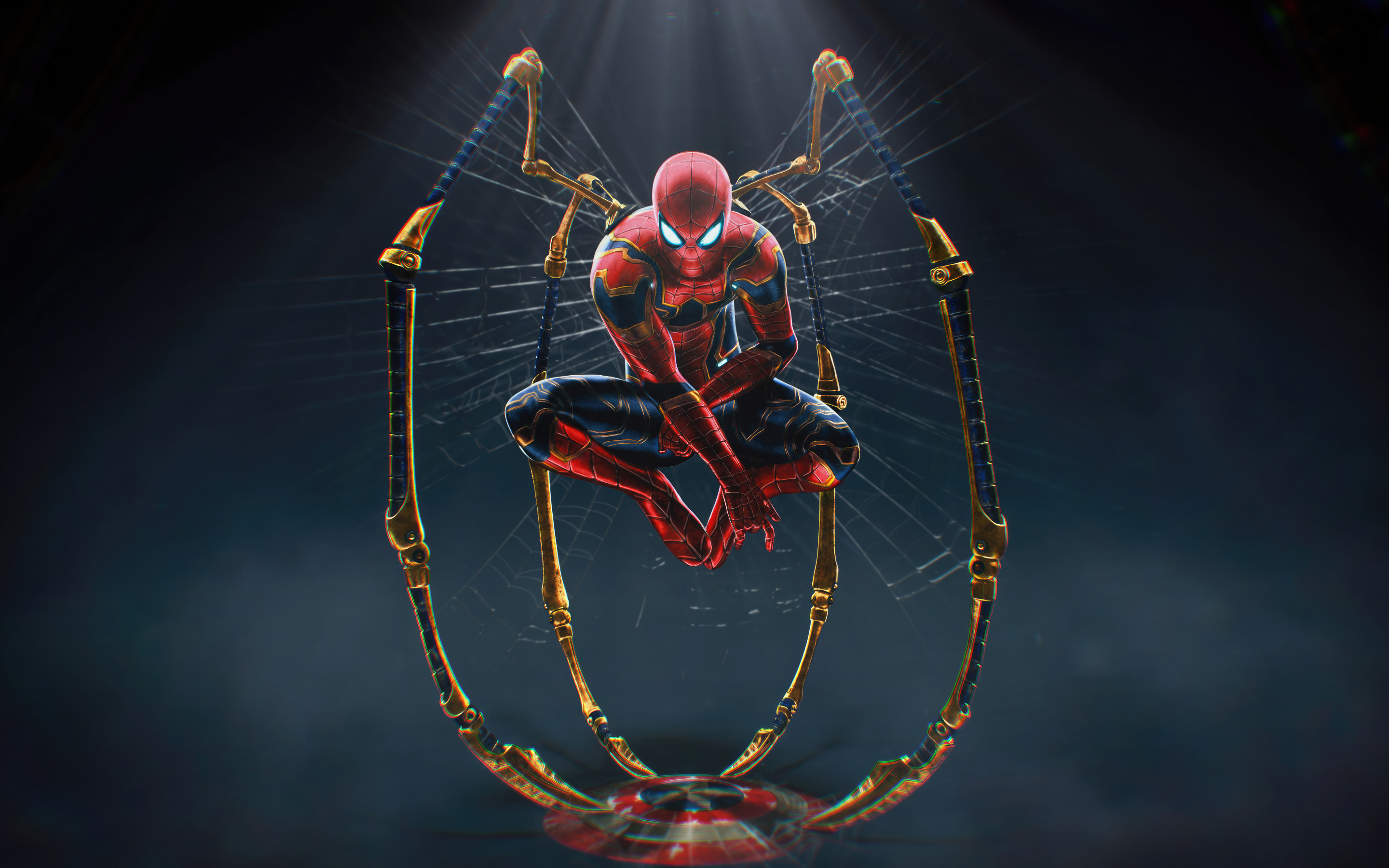 Iron Spider-man, Marvel MCU, fan art 2023, 2880x1800 wallpaper