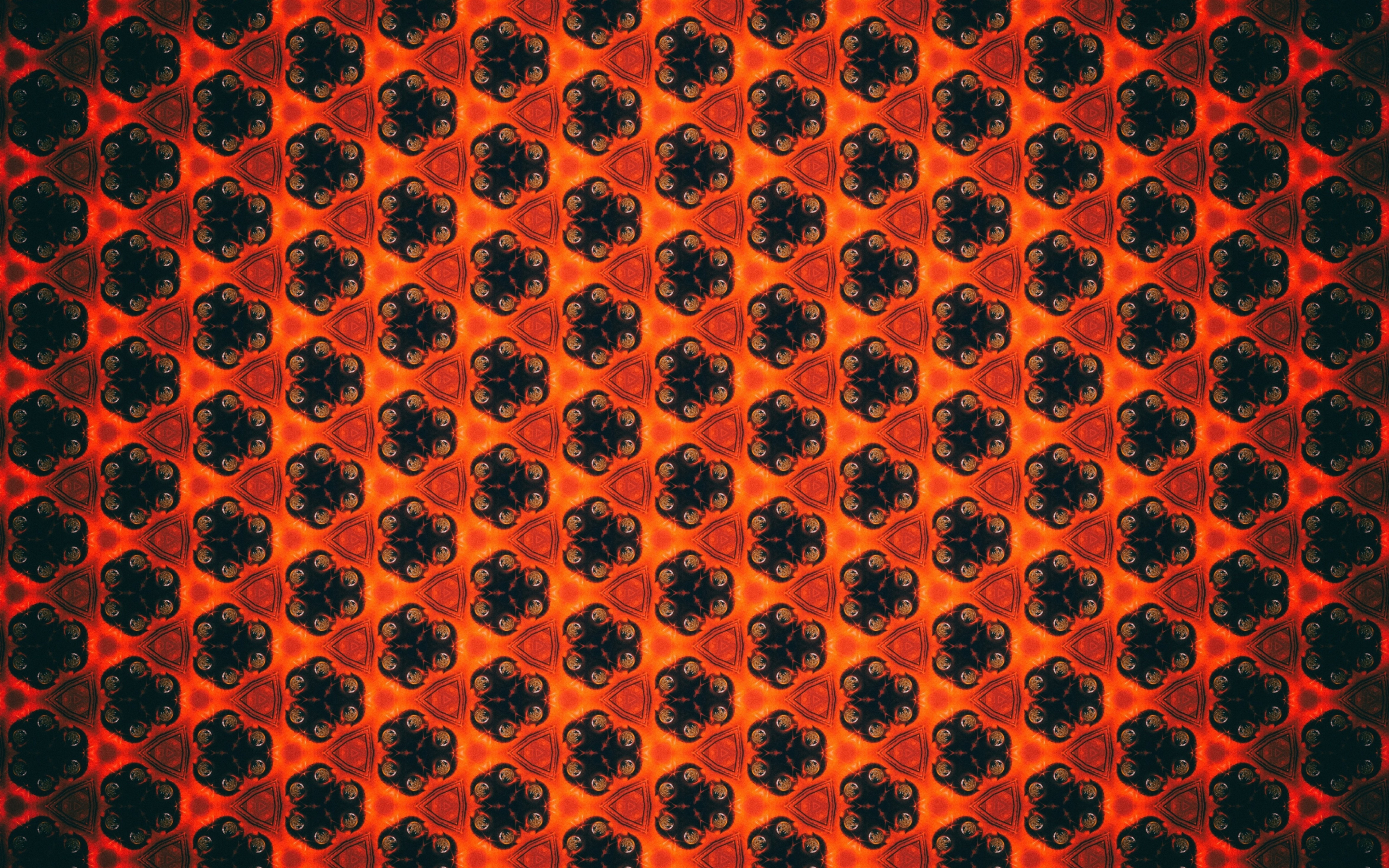 Patterns, flowers, shapes, abstract, 2880x1800 wallpaper