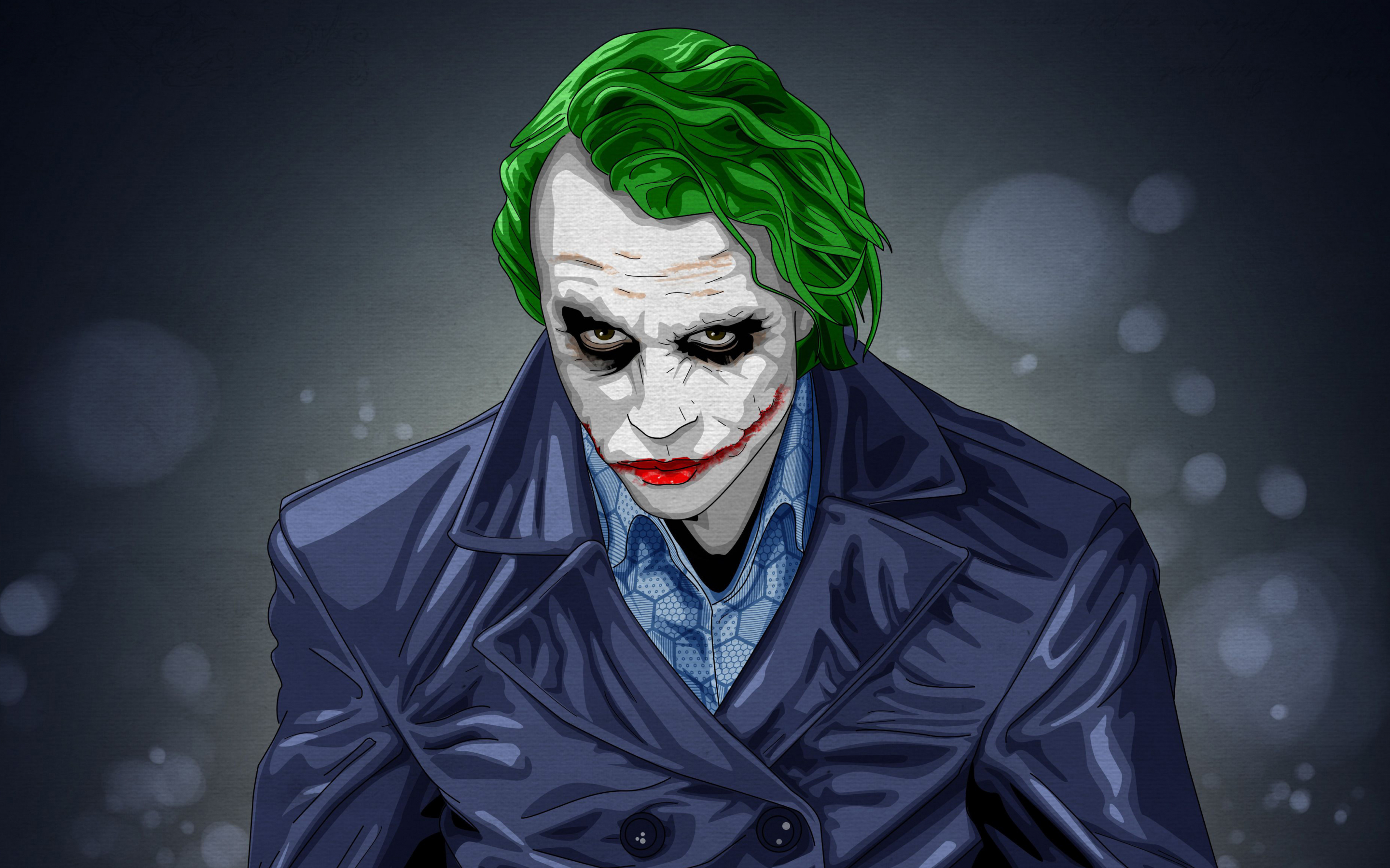 Joker, notorious, villain, artwork, dc comics, 2880x1800 wallpaper