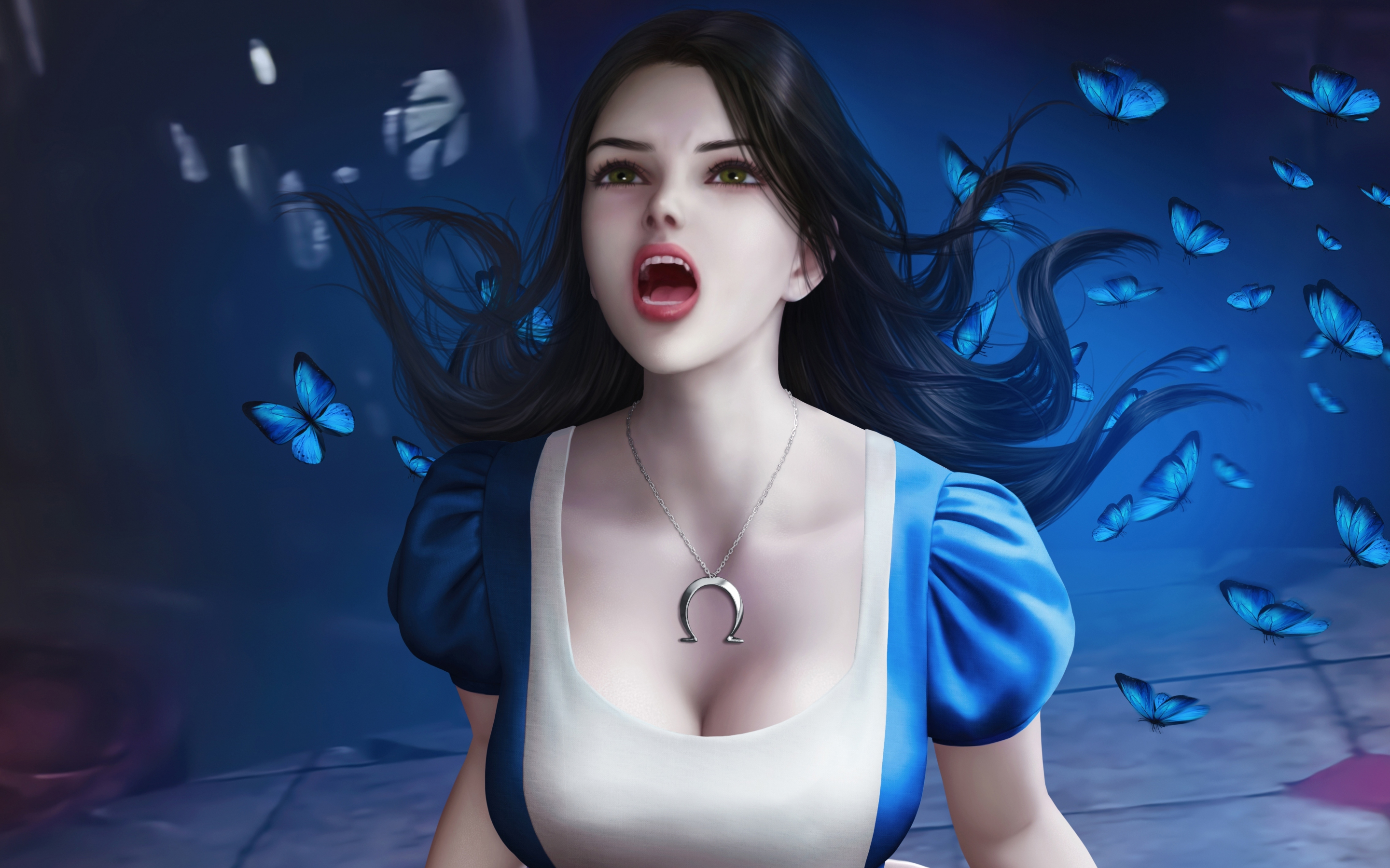 Alice: Madness Returns, beautiful alice, game, 2880x1800 wallpaper