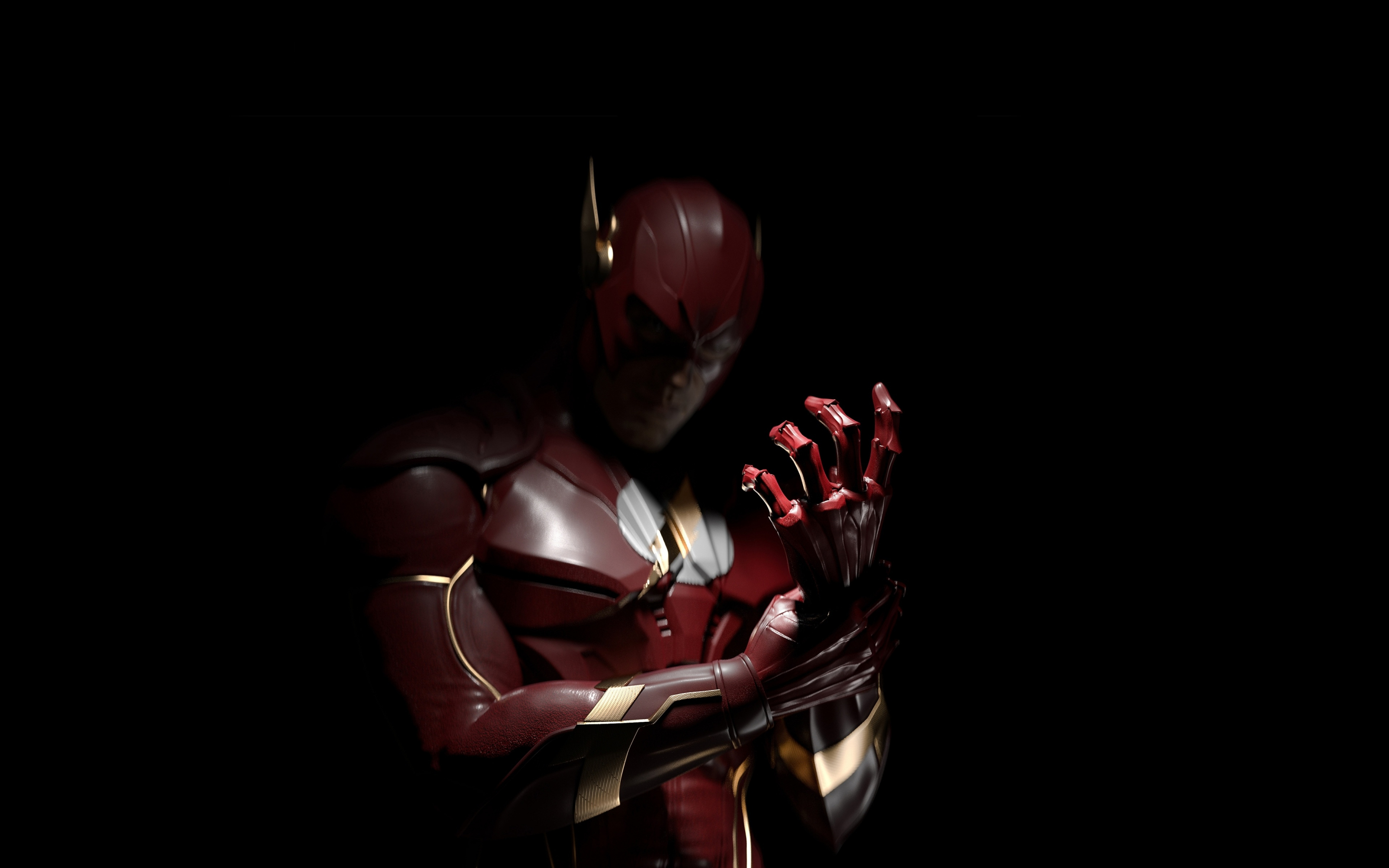 Injustice 2, video game, fastest man, The Flash, 2880x1800 wallpaper