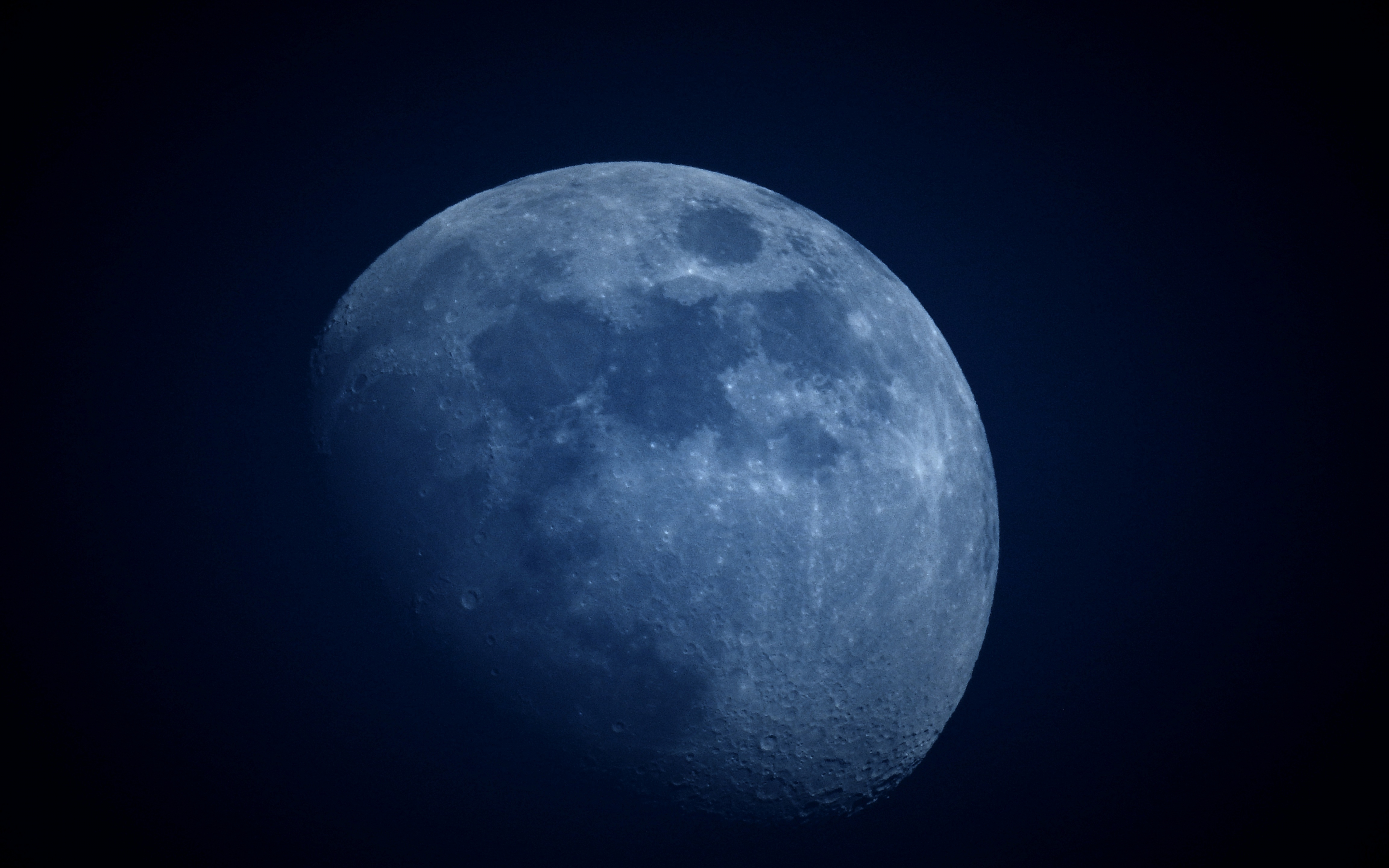 Moon, night, space, 2880x1800 wallpaper