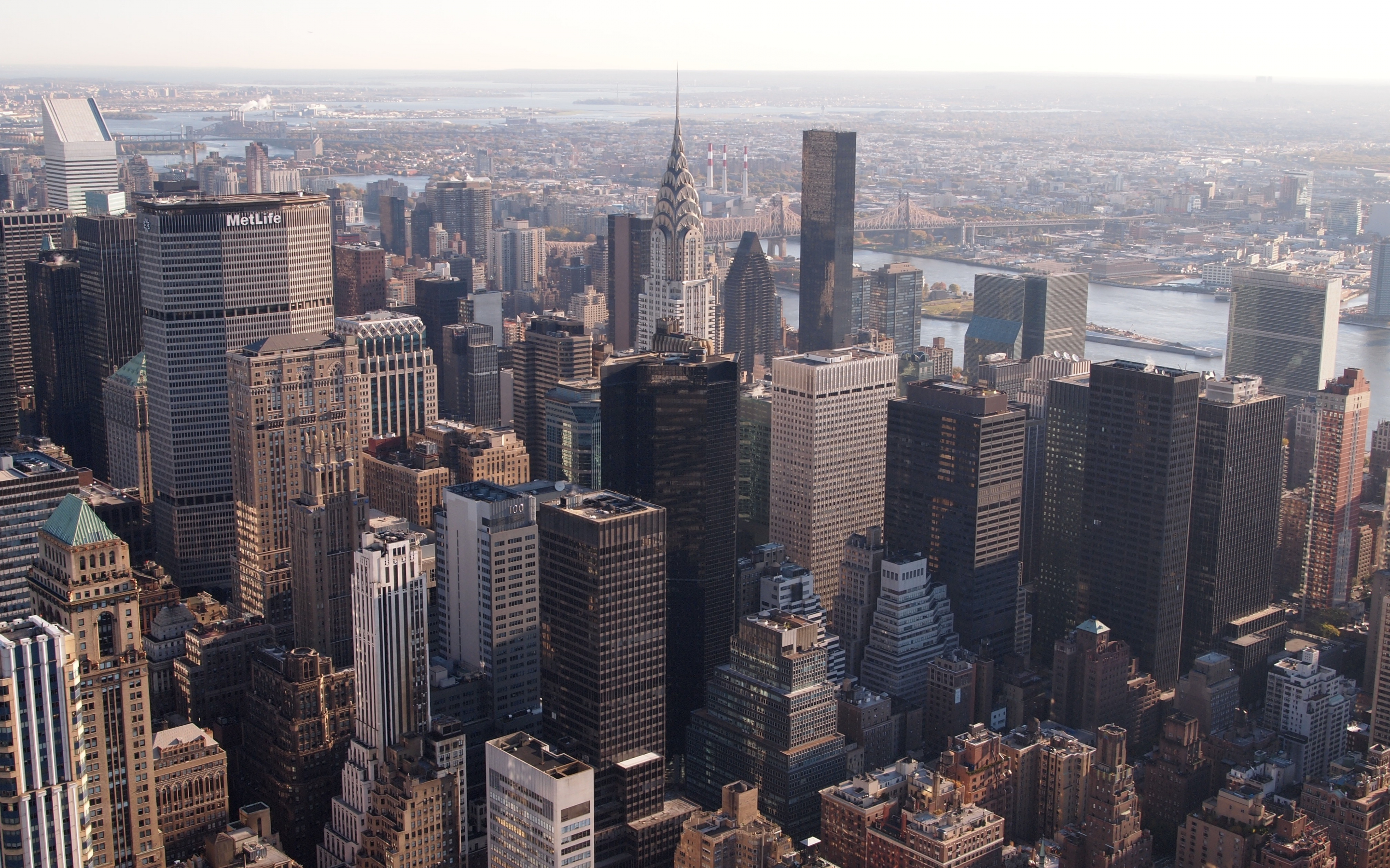 Manhattan, New York, buildings, cityscape, 2880x1800 wallpaper