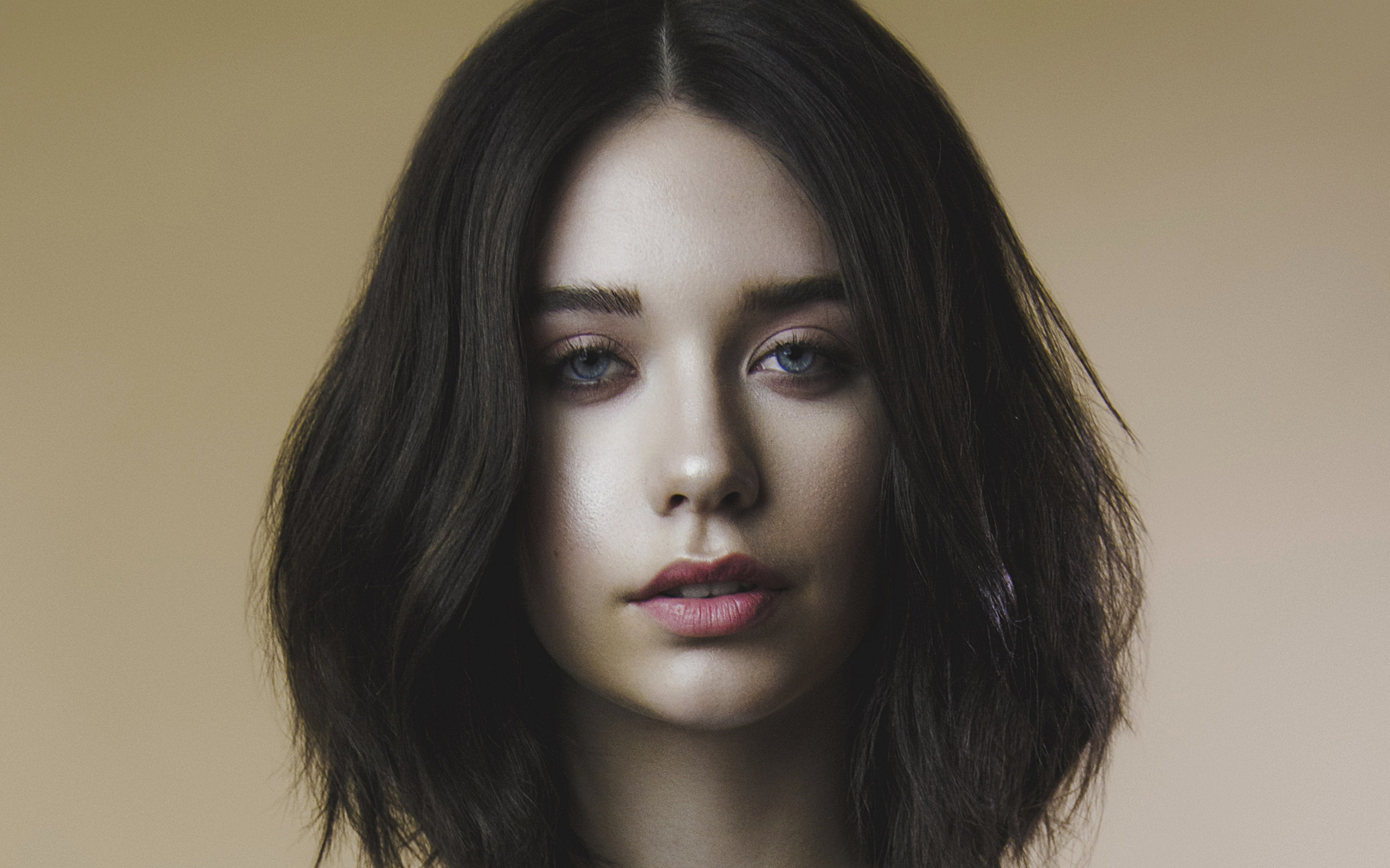Amanda Steele, beautiful eyes, model, w magazine, 2880x1800 wallpaper