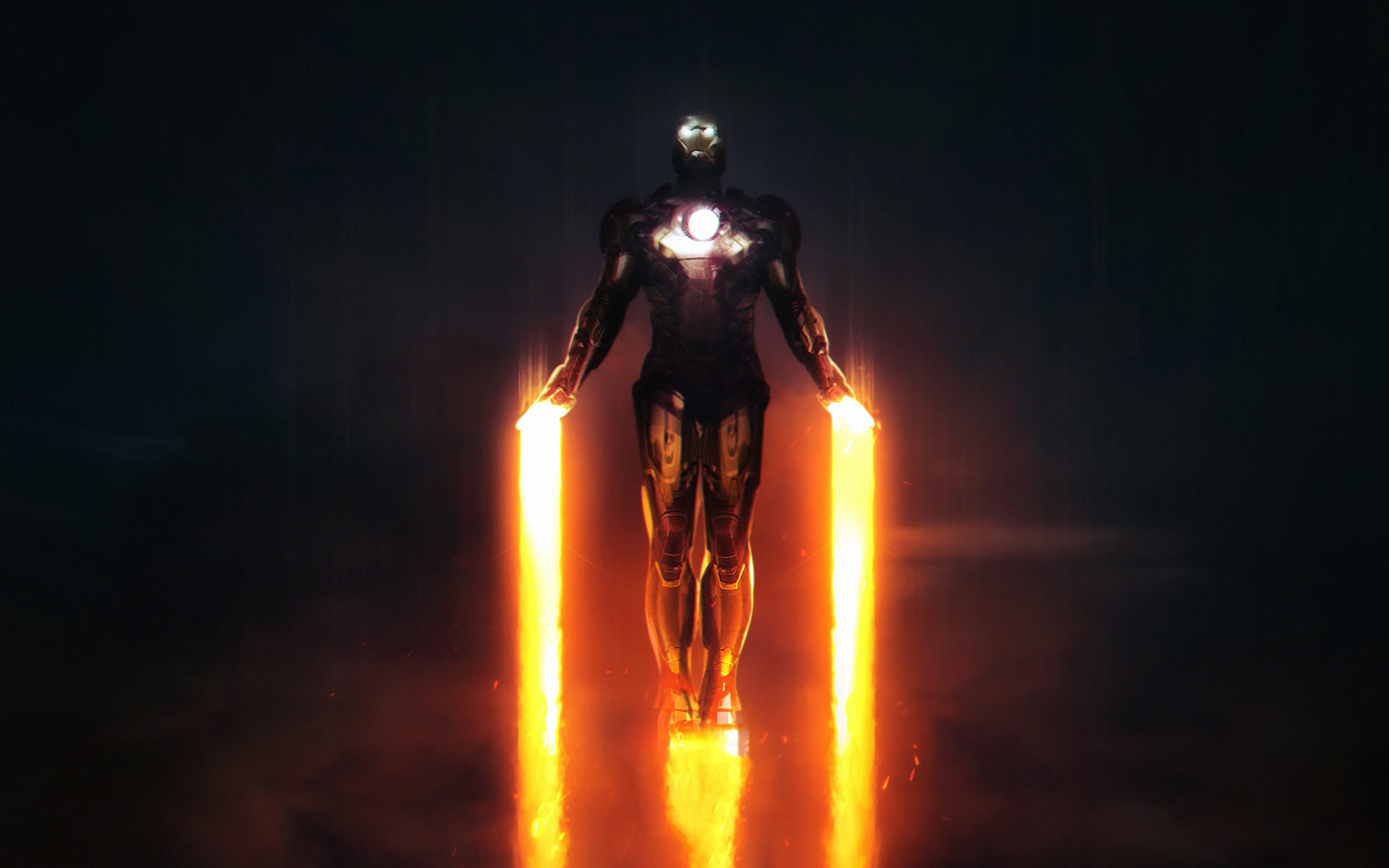 Iron man, the only one flight, superhero, 2880x1800 wallpaper