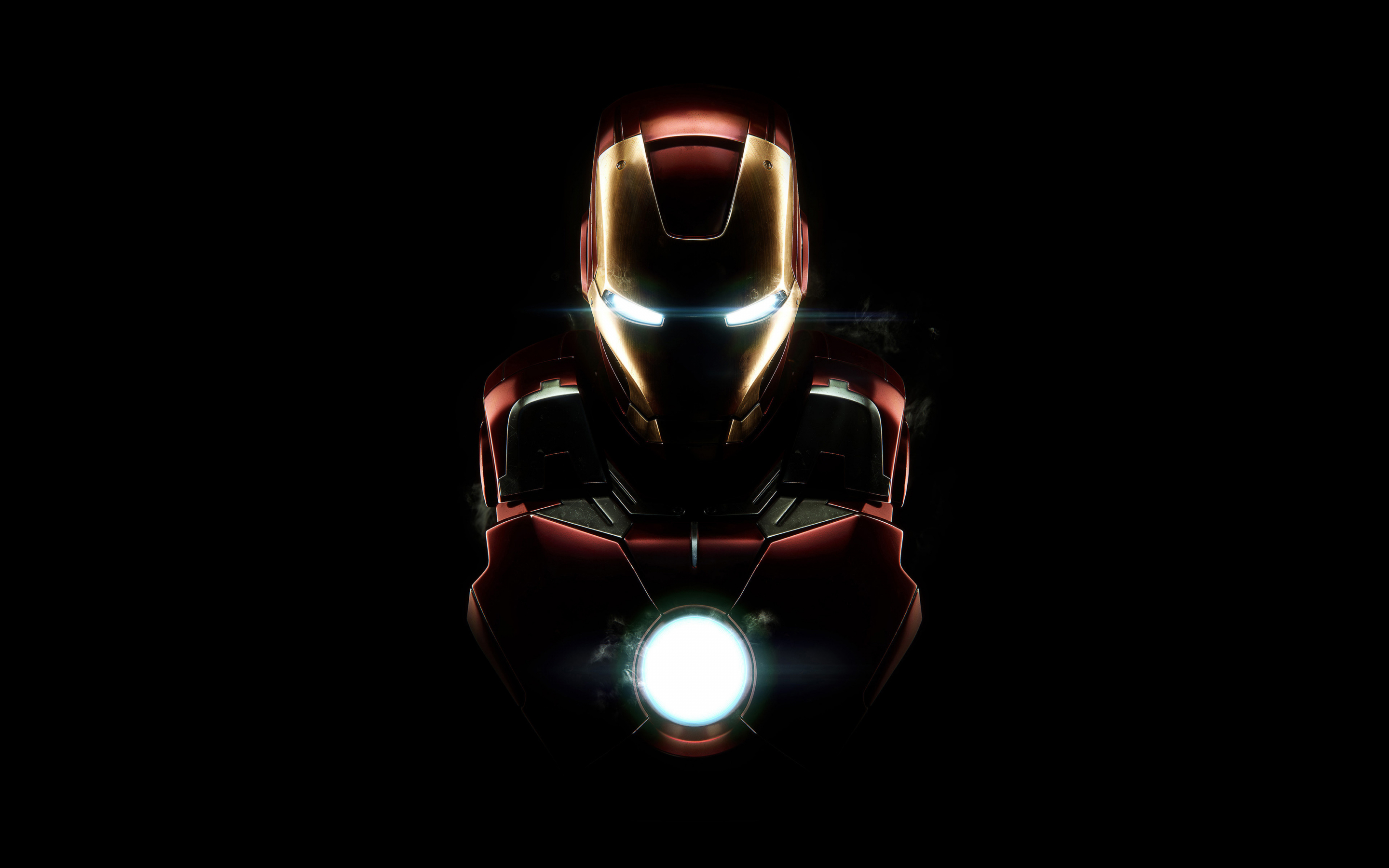 Iron man, dark, armor, mark vii, 2880x1800 wallpaper