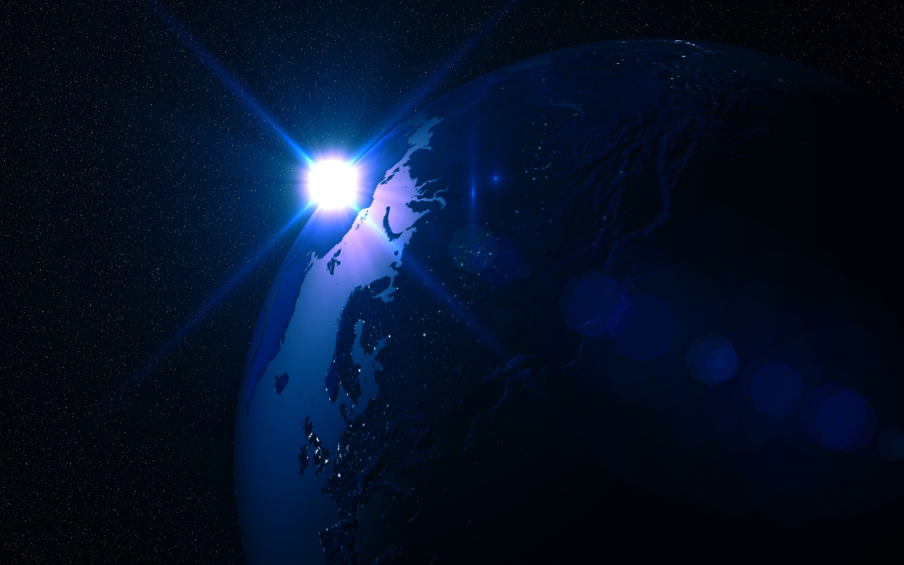 Download 2880x1800 Wallpaper Planet Star Shine Dark Space Mac Pro Retaia Image Background 15419