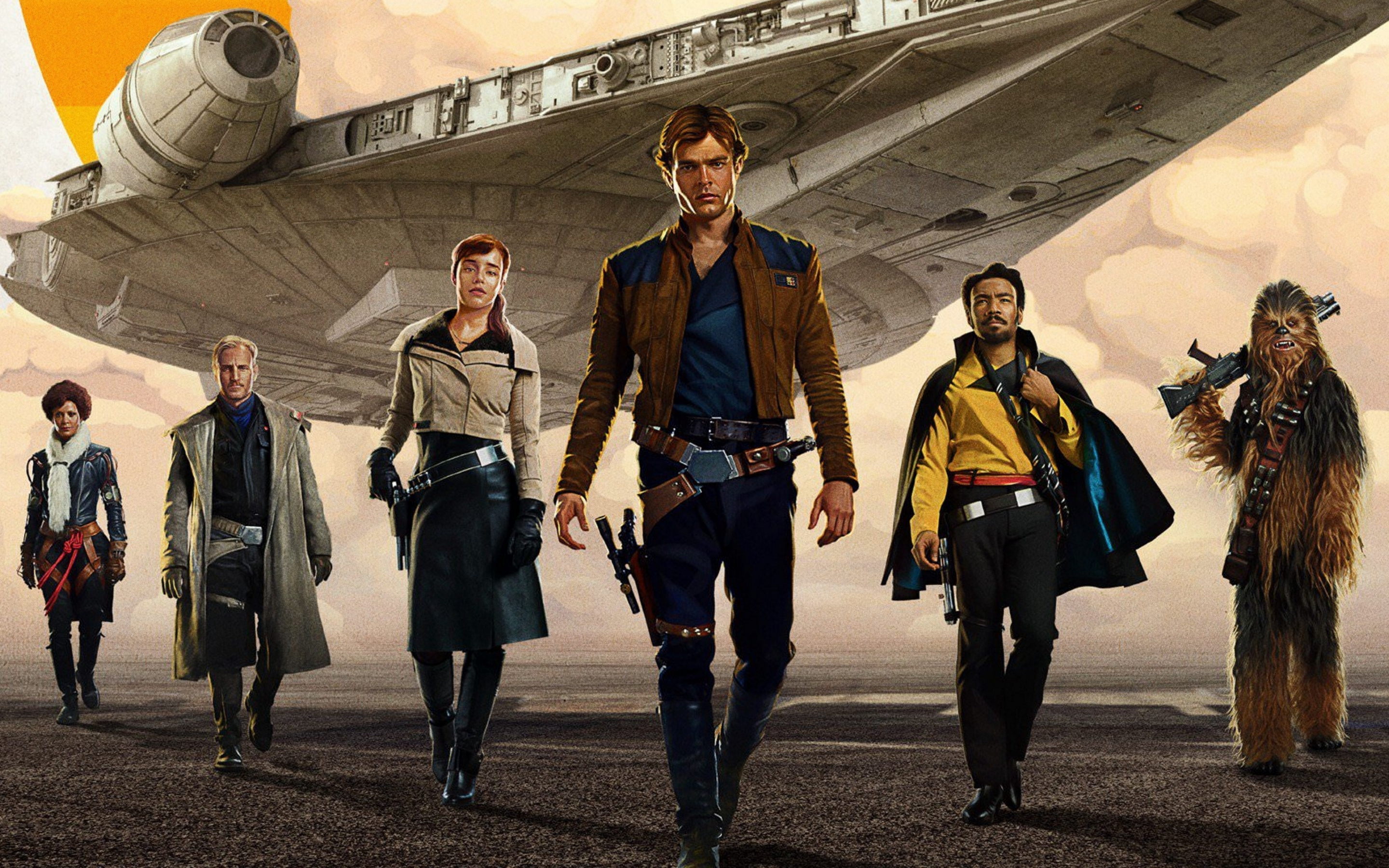 Solo: A Star Wars Story, cast, movie, 2880x1800 wallpaper
