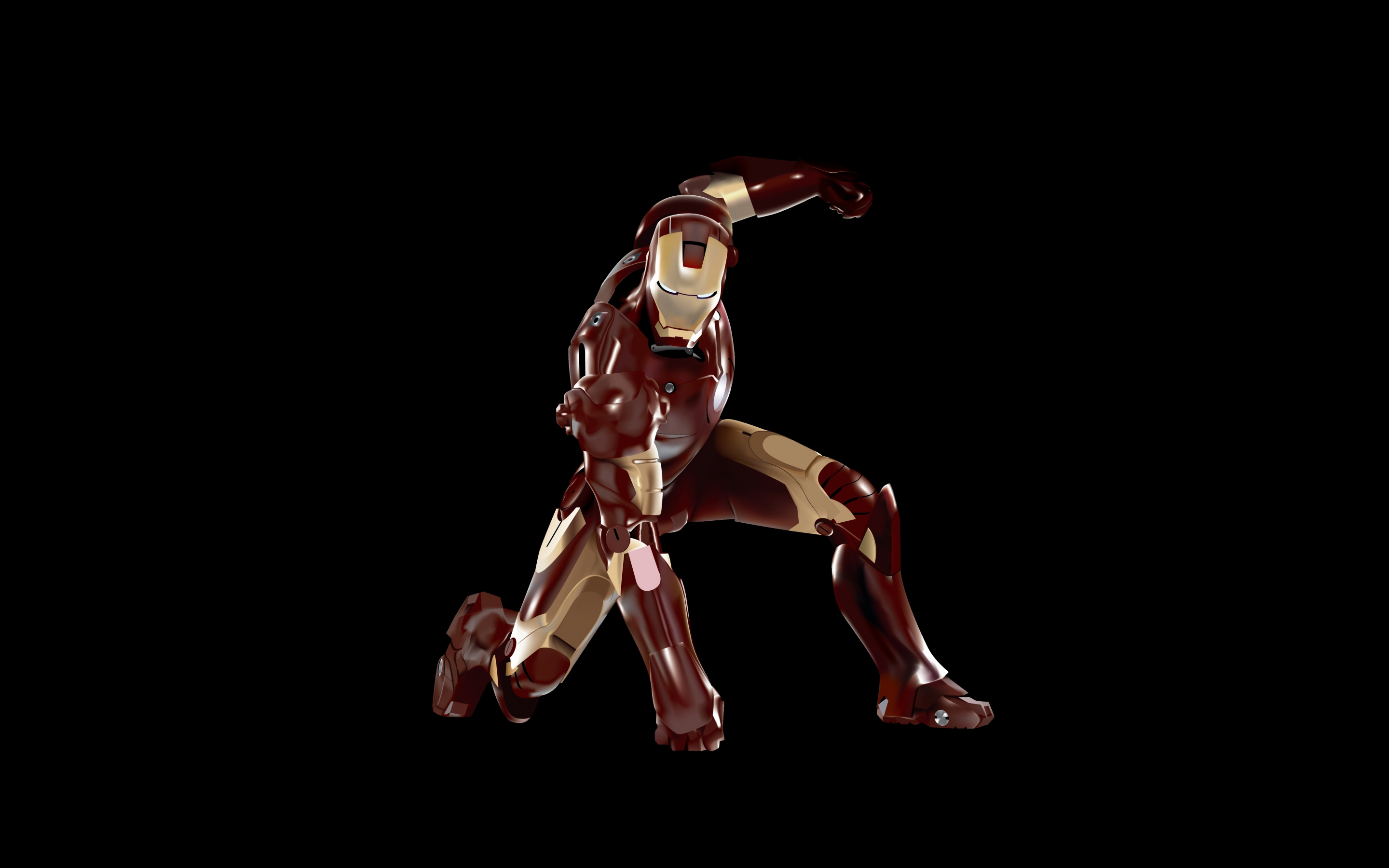 Iron man, vector, minimal, superhero, 2880x1800 wallpaper