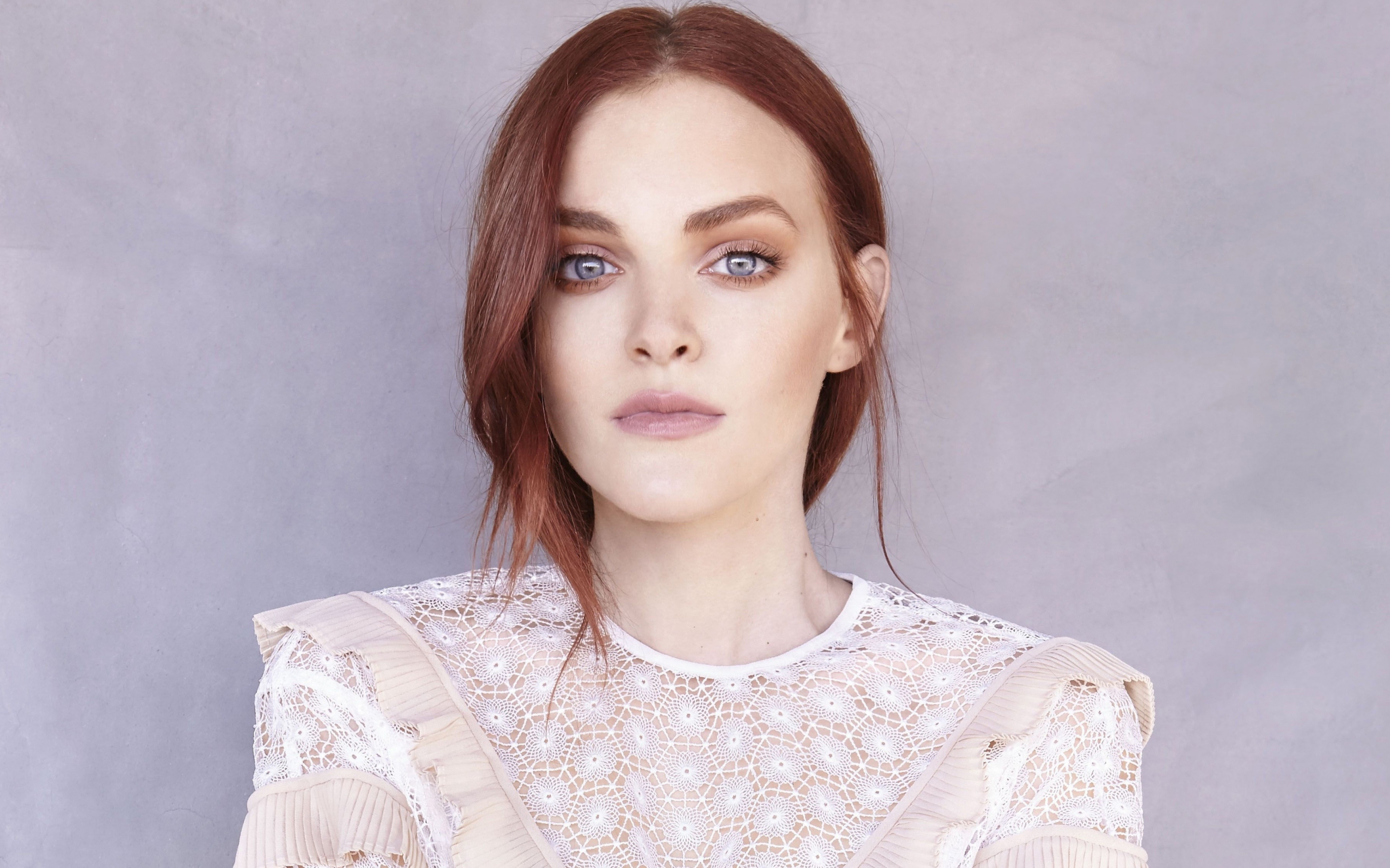 Madeline Brewer, American actress, red head, 2018, 2880x1800 wallpaper