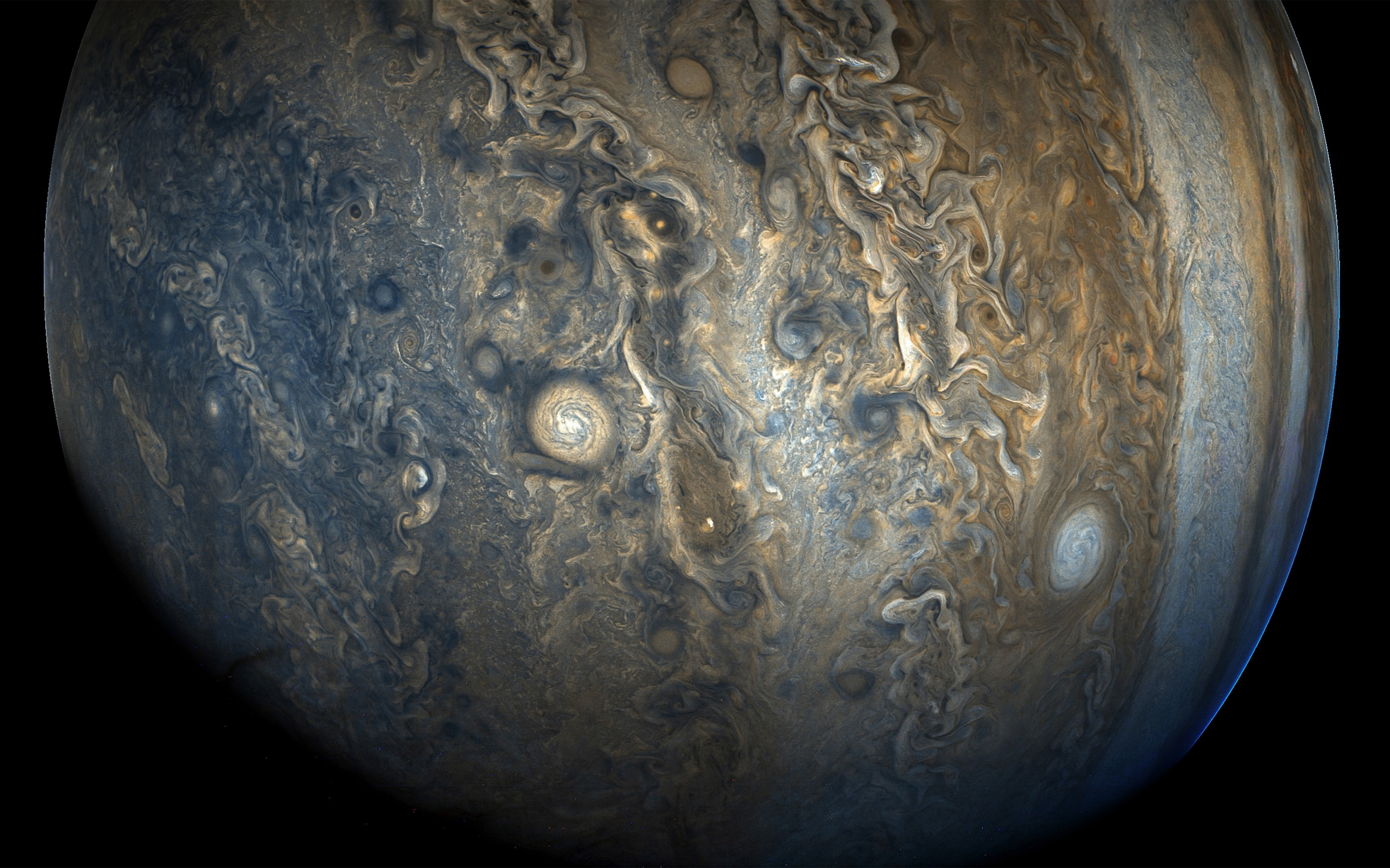 Jupiter, southern hemisphere, planets, surface, 2880x1800 wallpaper