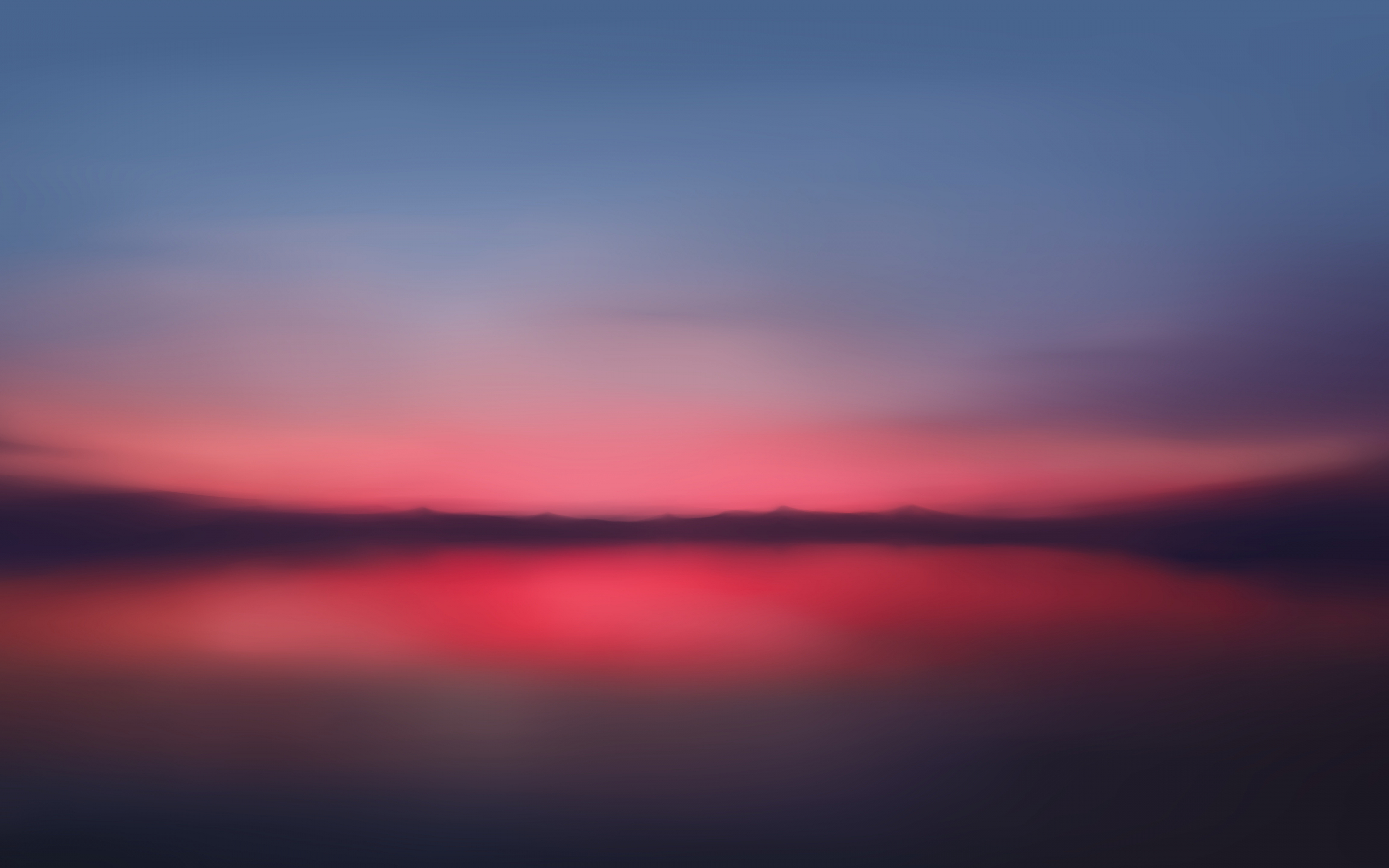Nature, sky, colorful sky, red sunset, 2880x1800 wallpaper