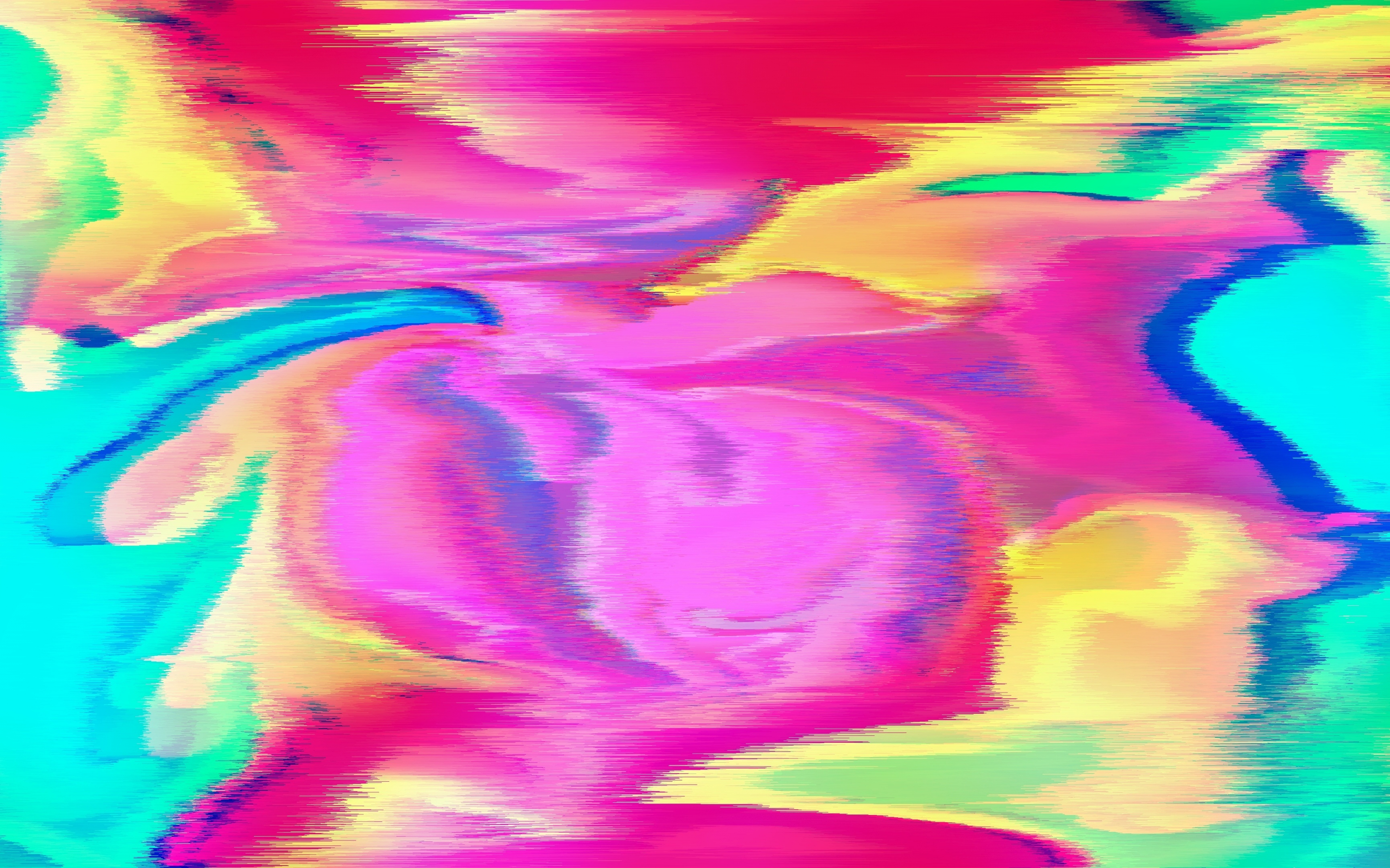 Colorful, abstract, glitch art, pattern, 2880x1800 wallpaper