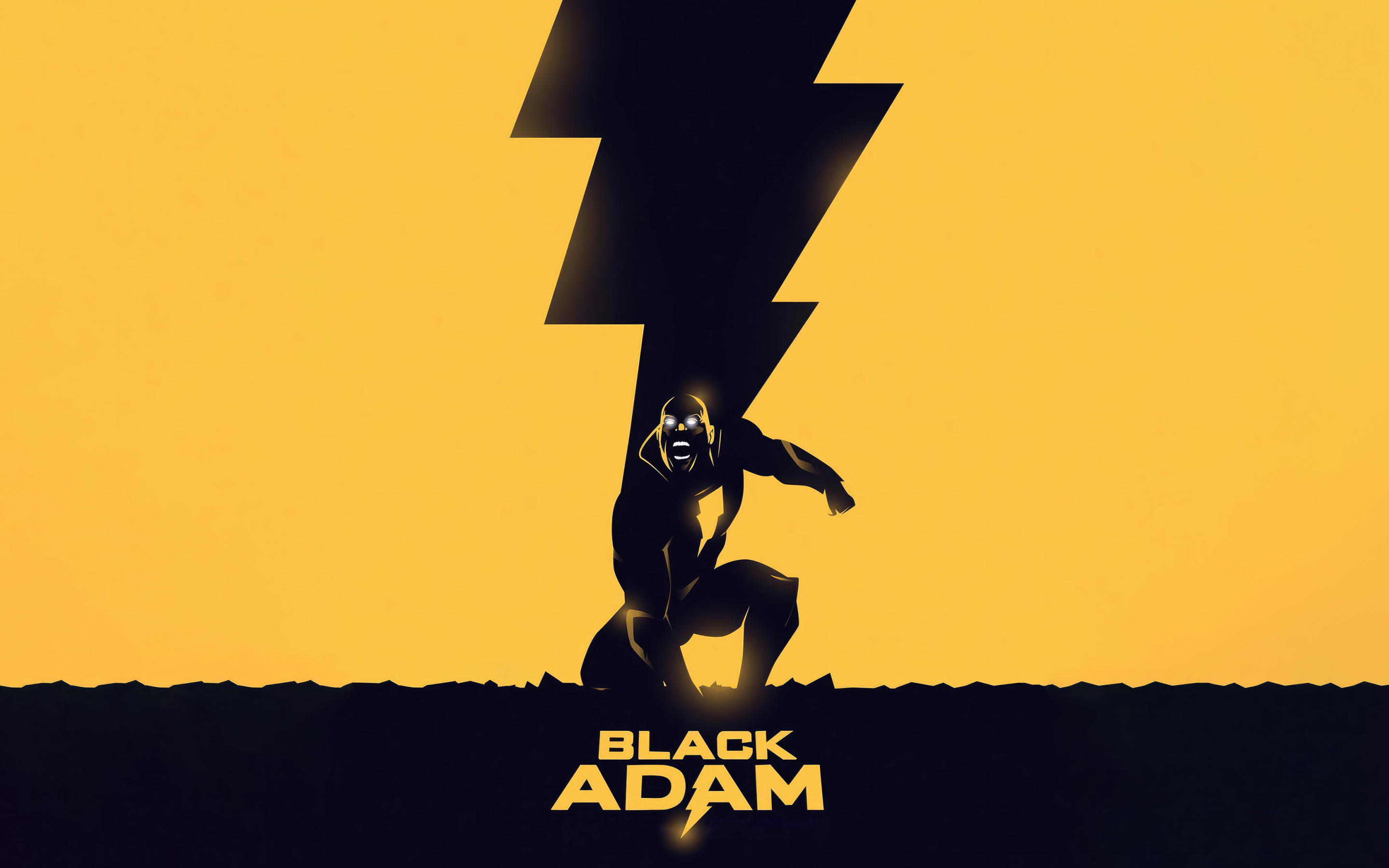 The Black Adam, movie 2023 poster, 2880x1800 wallpaper