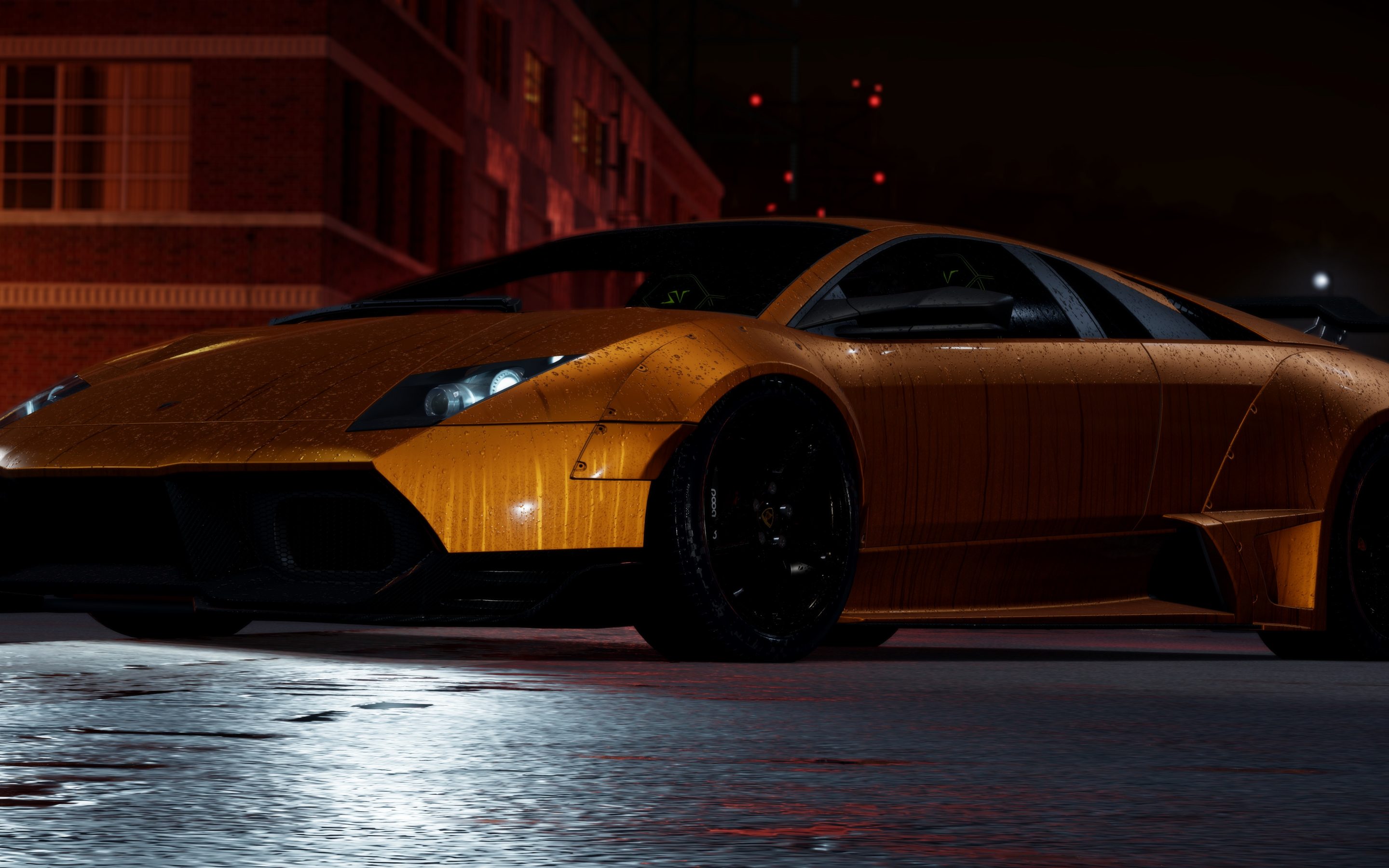 Lamborghini, sports car, Need For Speed, video game, 2880x1800 wallpaper