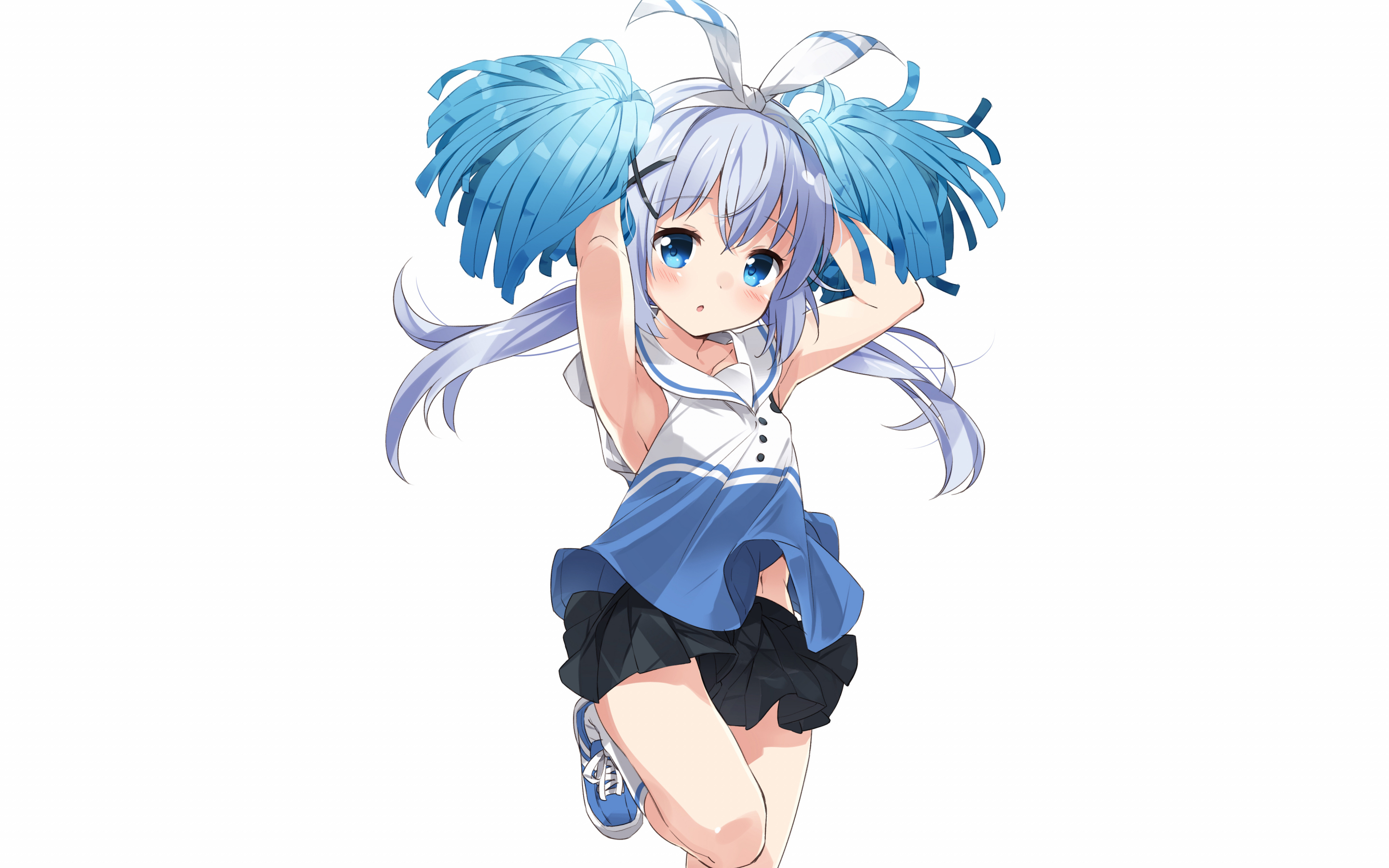 Cheer leader, Is the Order a Rabbit?, Chino Kafū, anime girl, 2880x1800 wallpaper