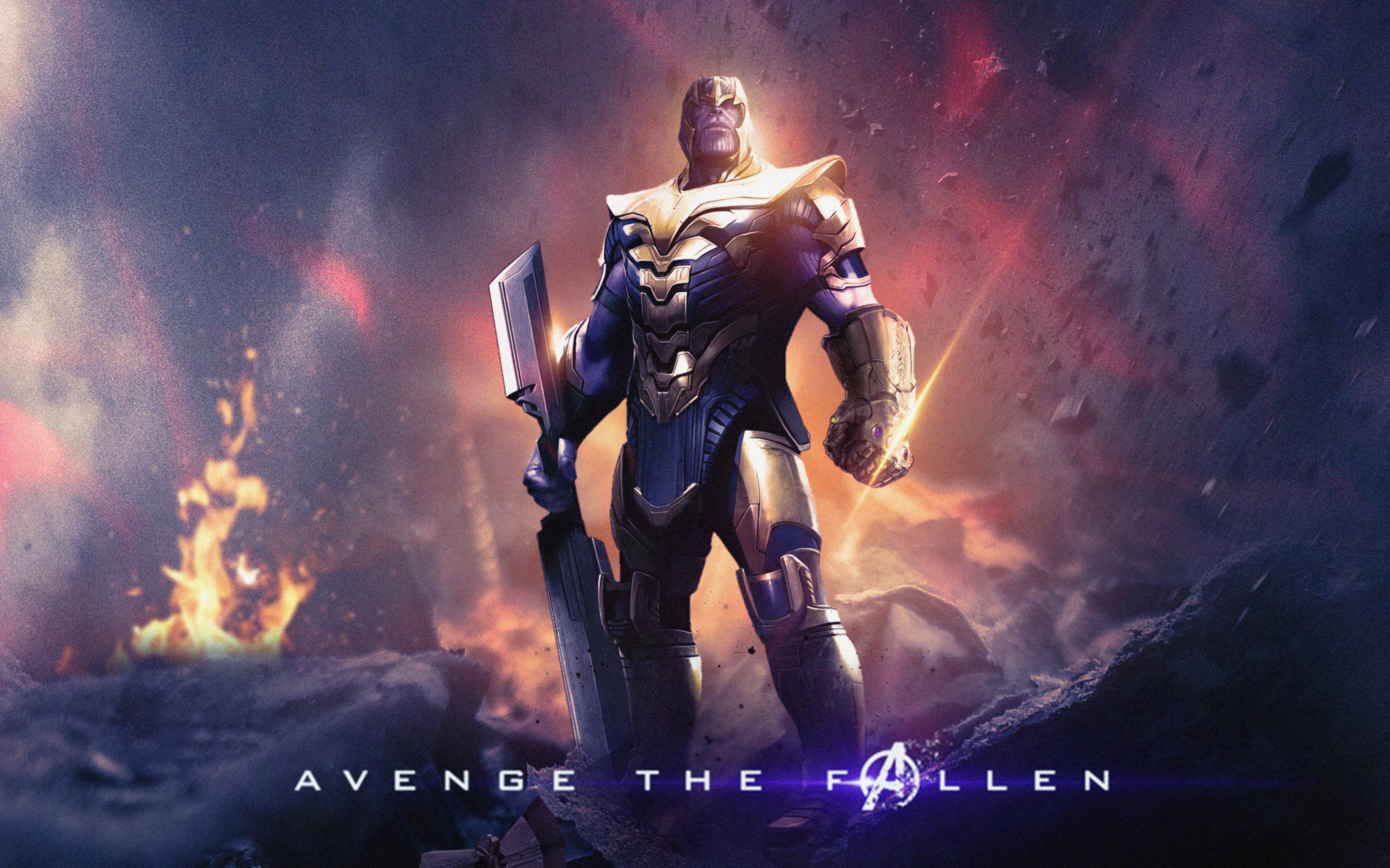 Thanos, Avengers: Endgame, villain, 2880x1800 wallpaper