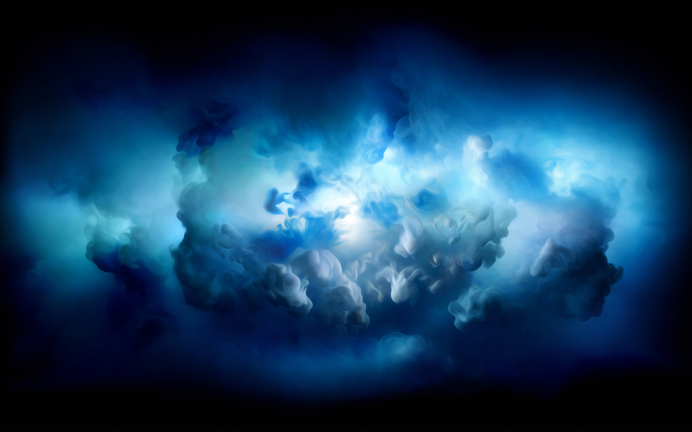 Blue clouds, stock, 2880x1800 wallpaper