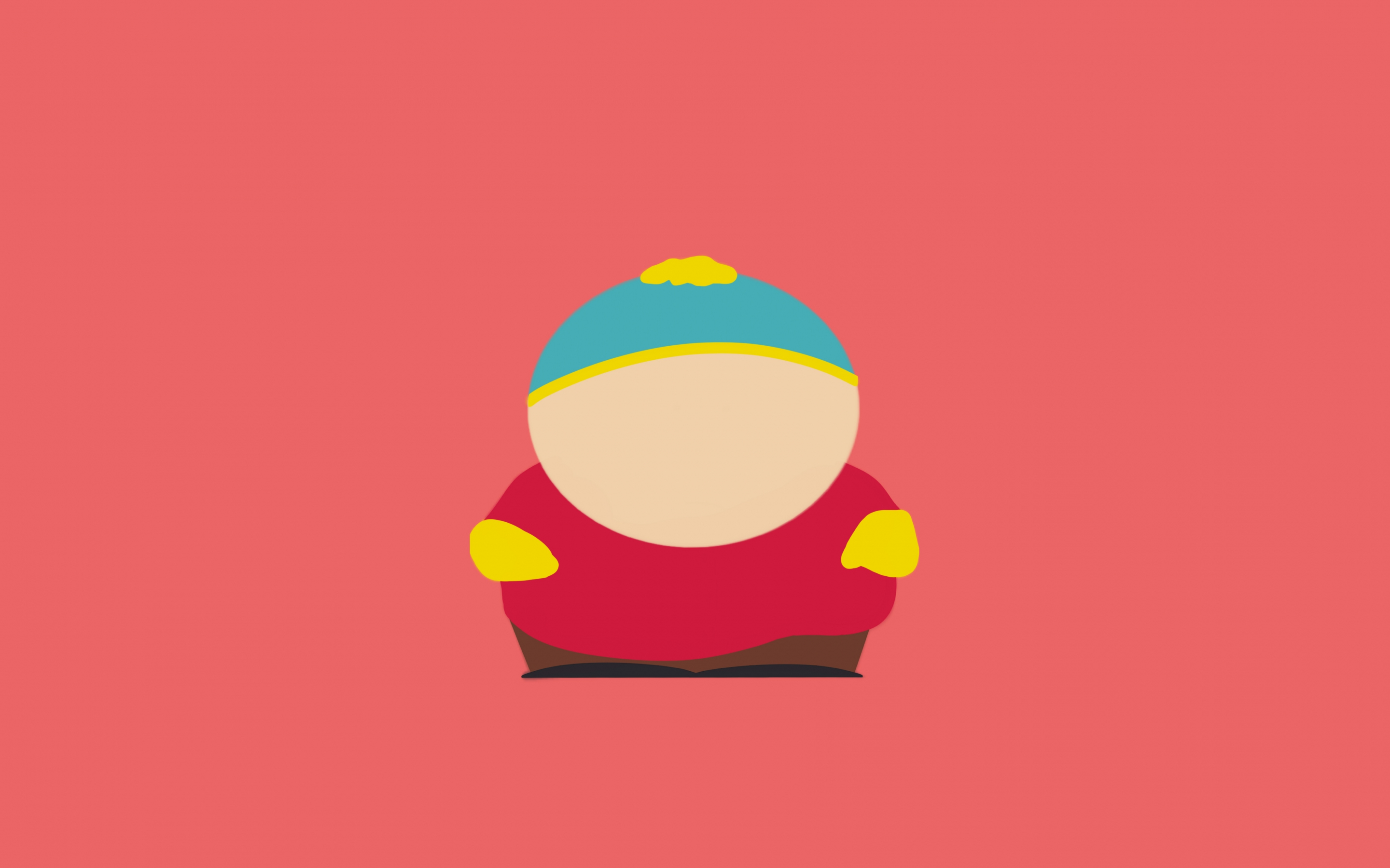 Eric Cartman, south park, tv show, minimal, 2880x1800 wallpaper