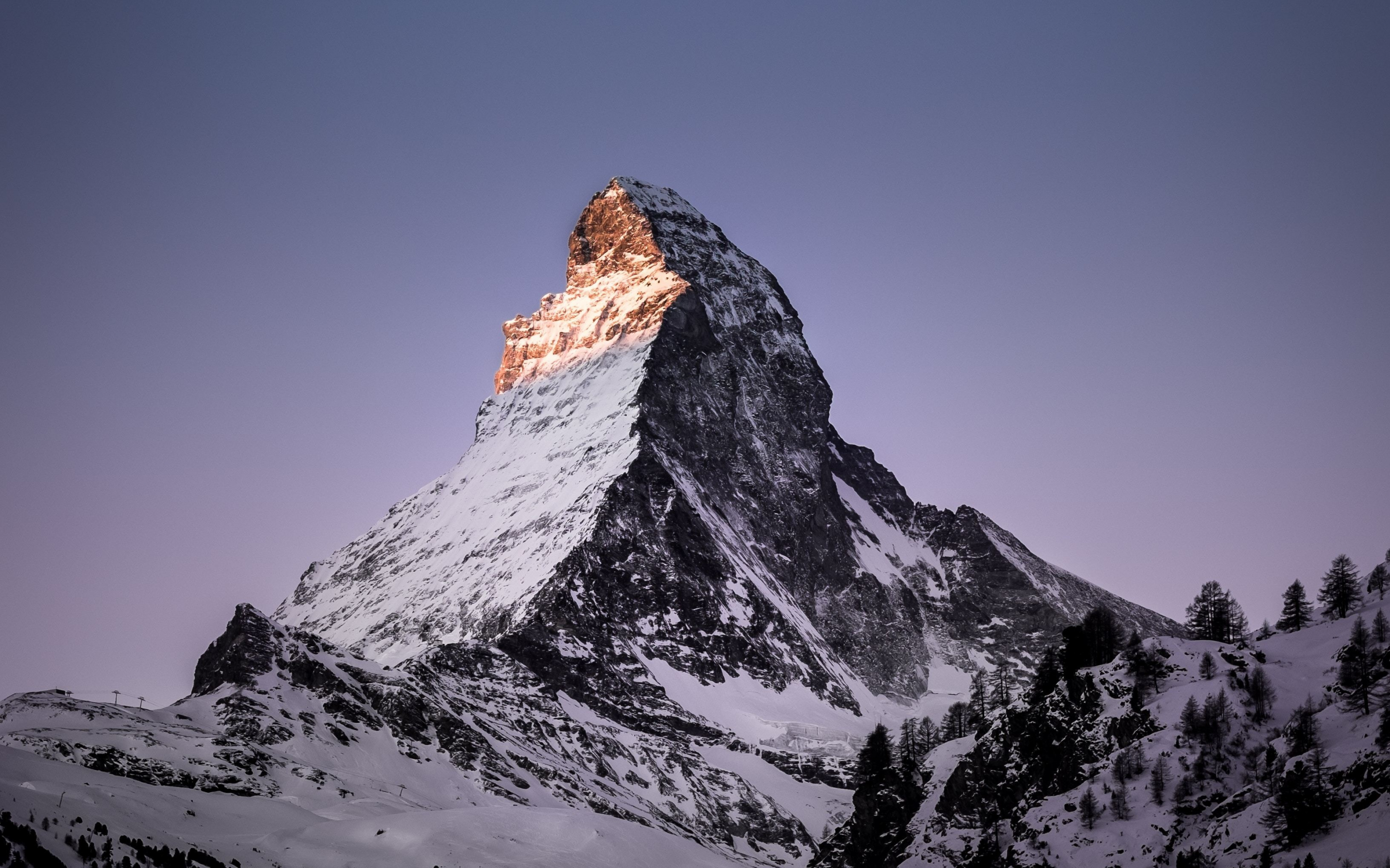 Matterhorn, mountain, peak, 2880x1800 wallpaper