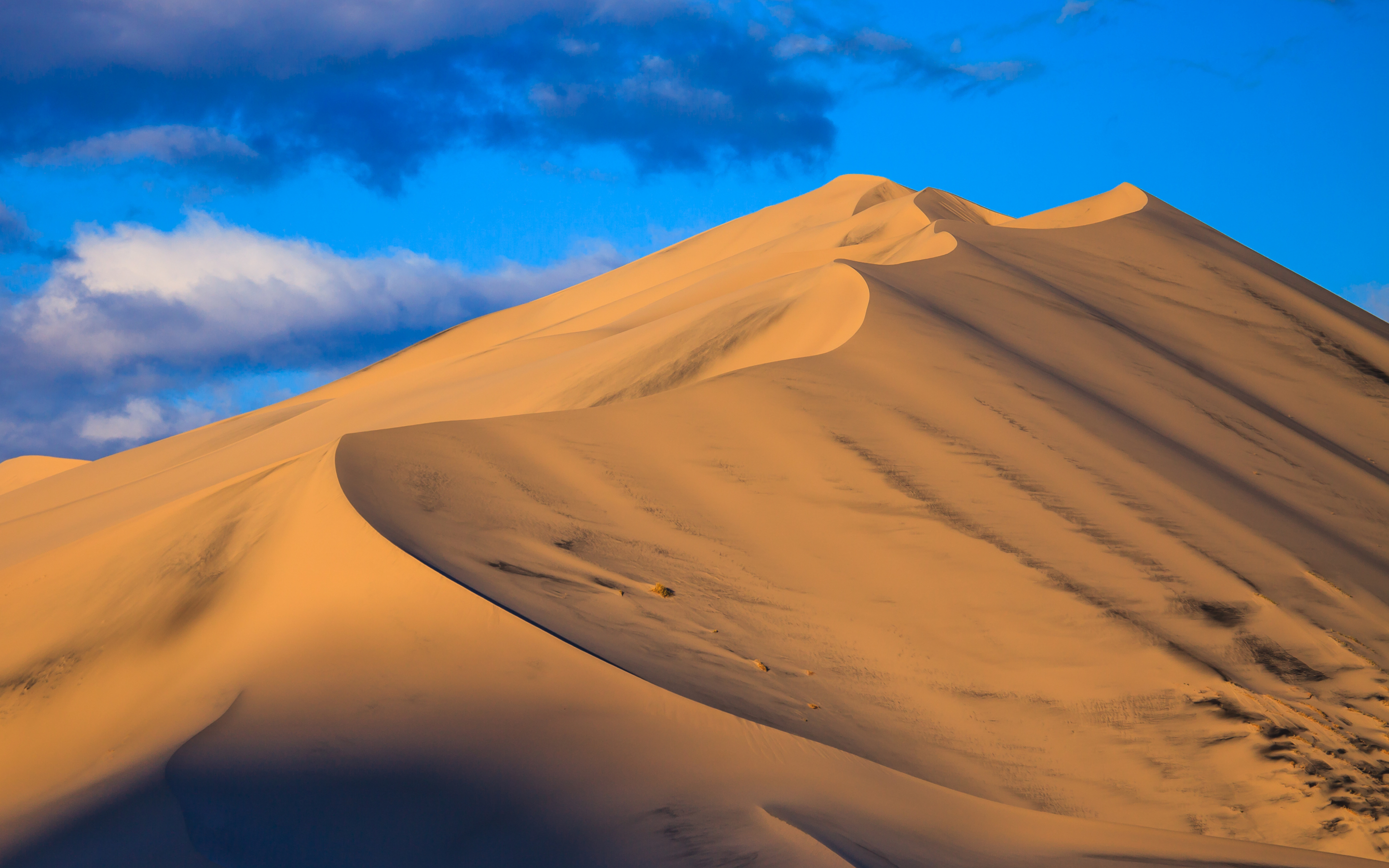 Landscape, sand, dunes, desert, 2880x1800 wallpaper