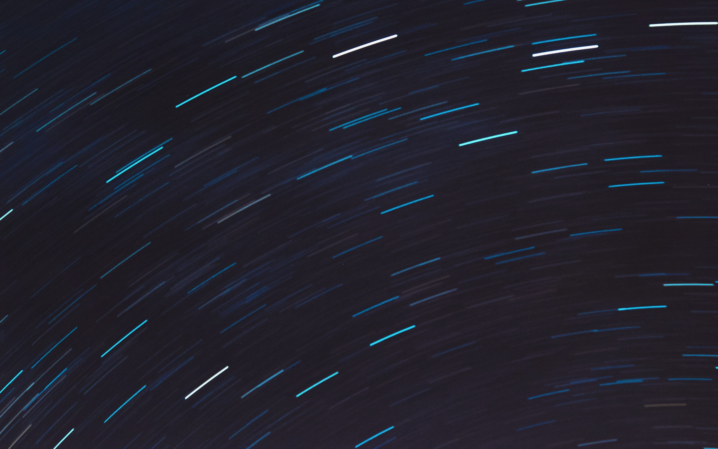 Stars, lines, night, 2880x1800 wallpaper