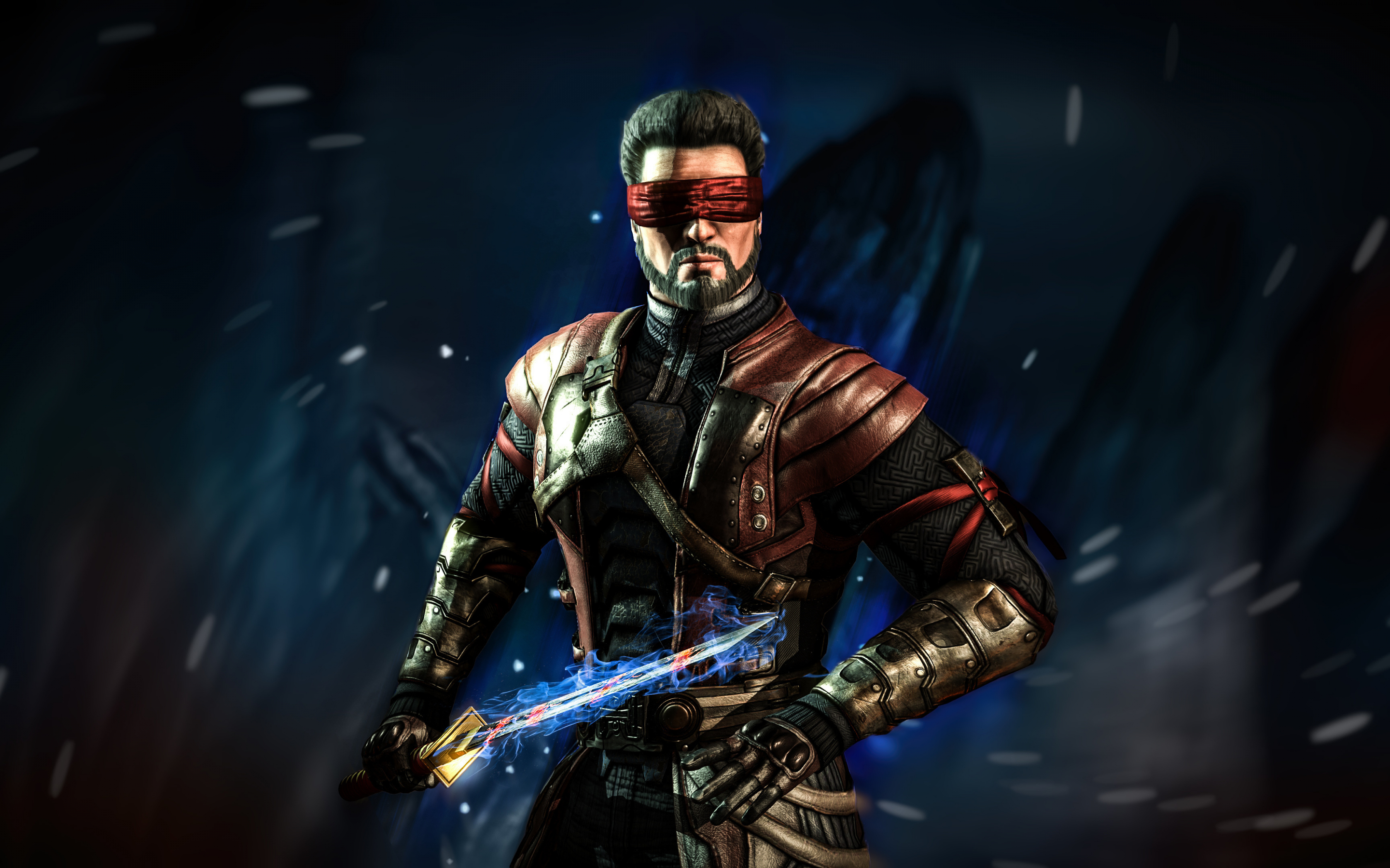 Mortal Kombat X, warrior, video game, toy art, 2880x1800 wallpaper