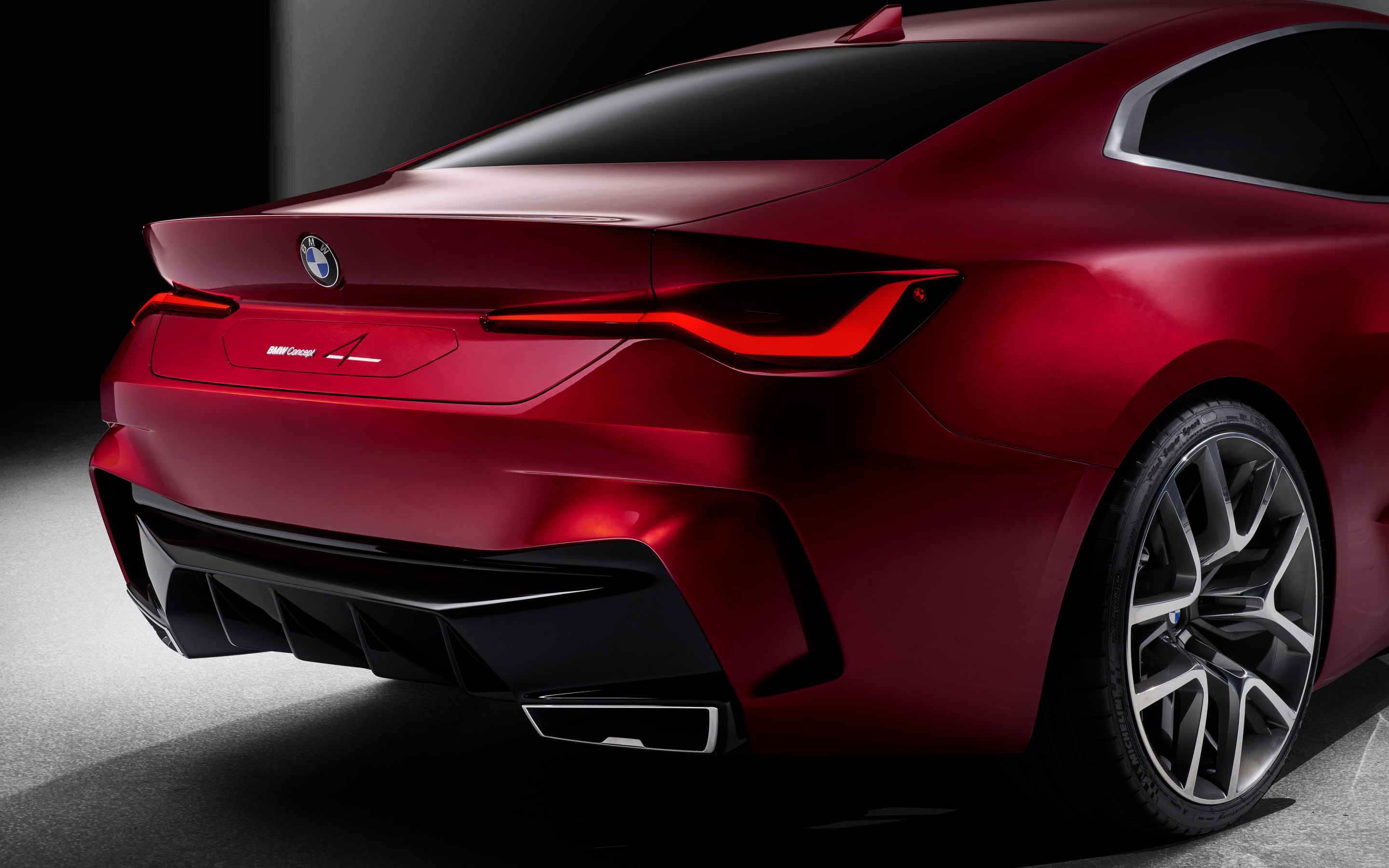 Tail-light, BMW Concept 4, 2880x1800 wallpaper